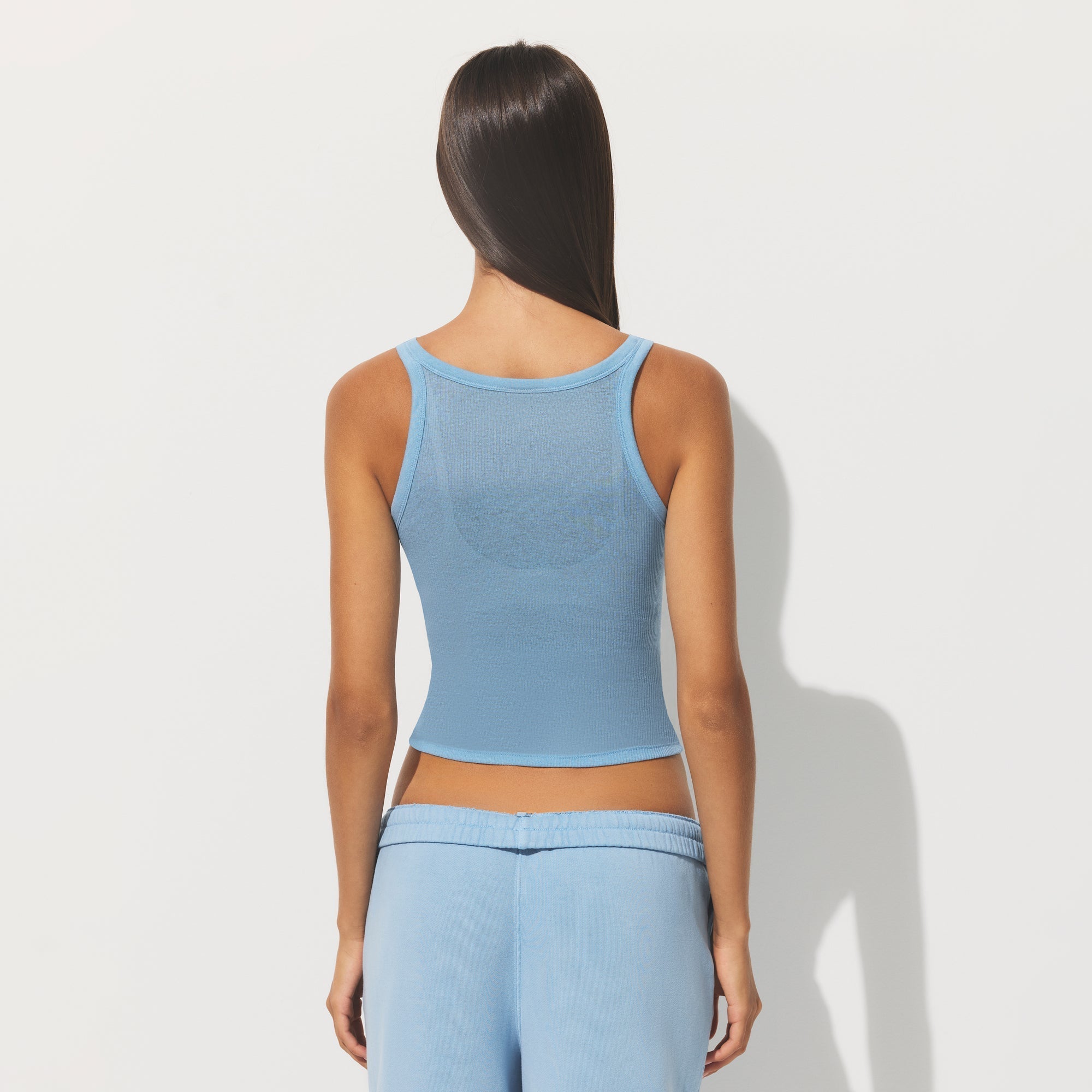 SKIMS SHEER RIB TANK | BLUE BELL - Sneaker Türkiye