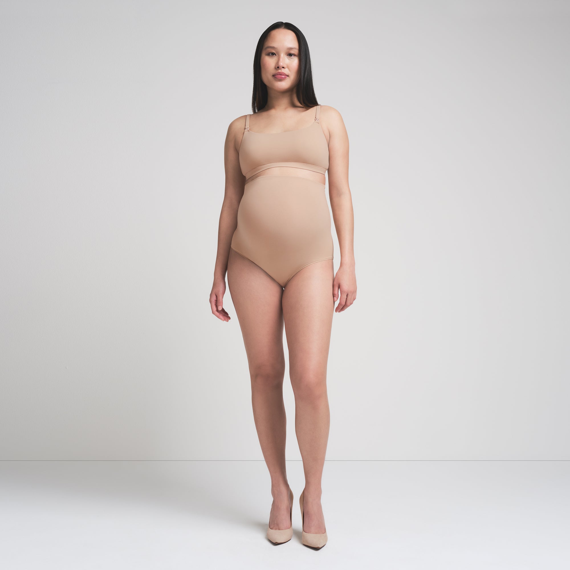 SKIMS FITS EVERYBODY MATERNITY NURSING SCOOP BRALETTE | CLAY - Sneaker Türkiye
