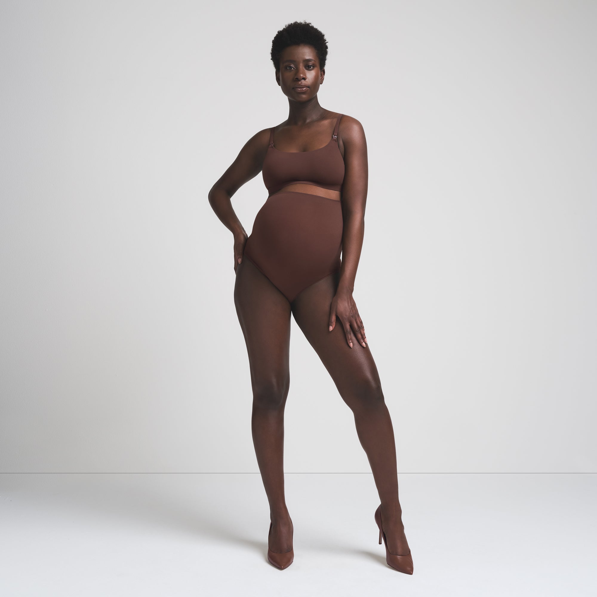 SKIMS FITS EVERYBODY MATERNITY NURSING SCOOP BRALETTE | COCOA - Sneaker Türkiye