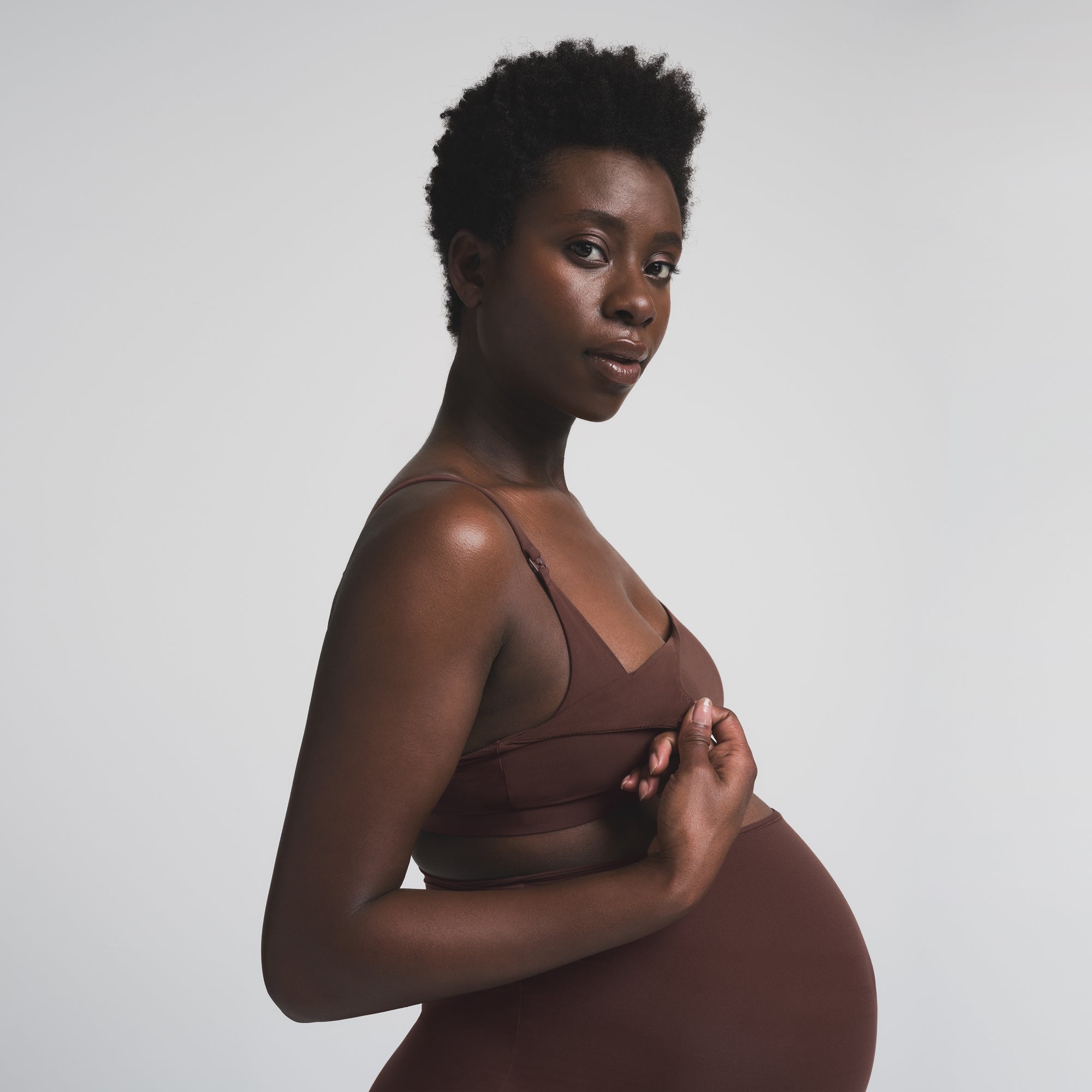 SKIMS FITS EVERYBODY MATERNITY NURSING SCOOP BRALETTE | COCOA - Sneaker Türkiye