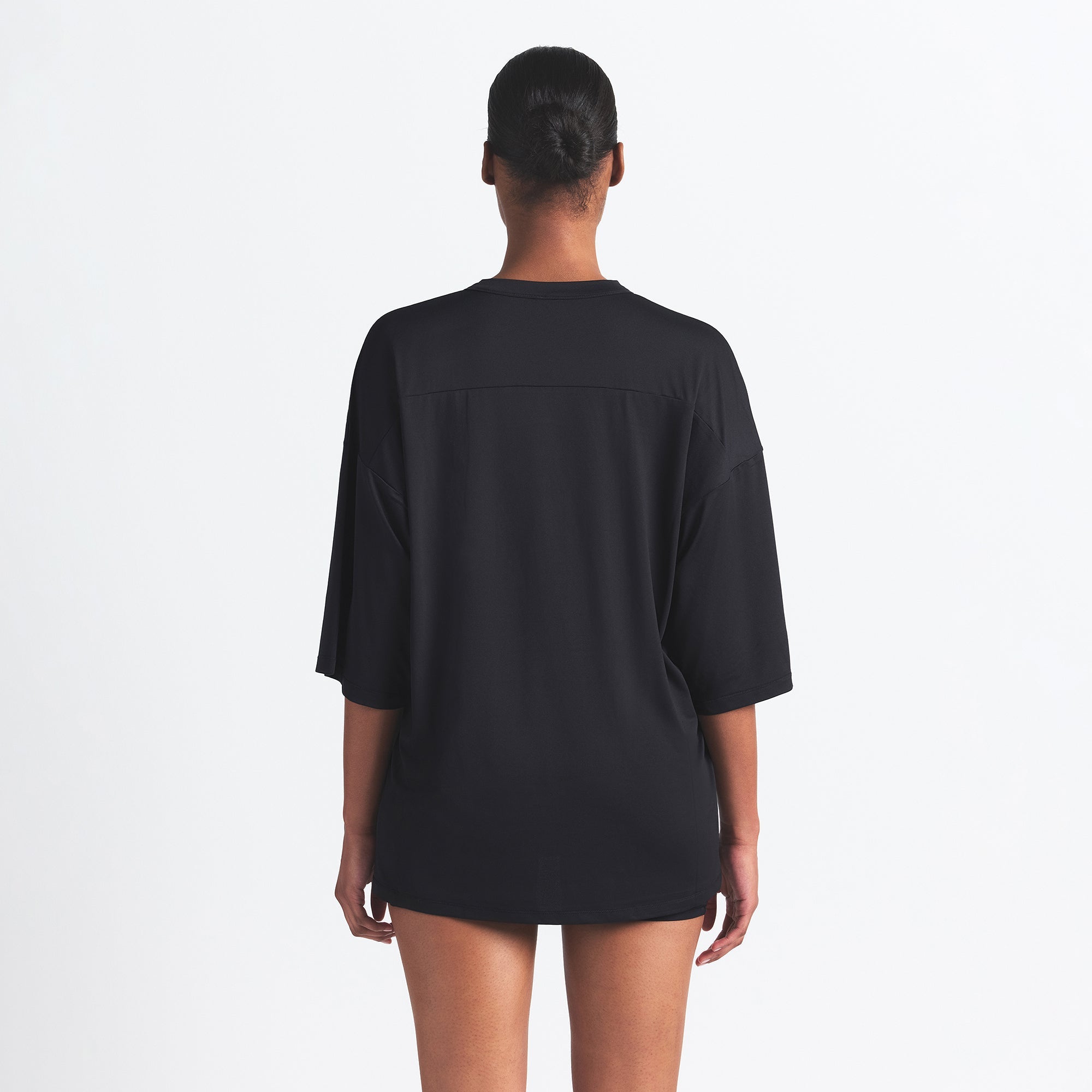 NikeSKIMS AIRY V-NECK OVERBedenD TOP | OBSIDIAN - Sneaker Türkiye