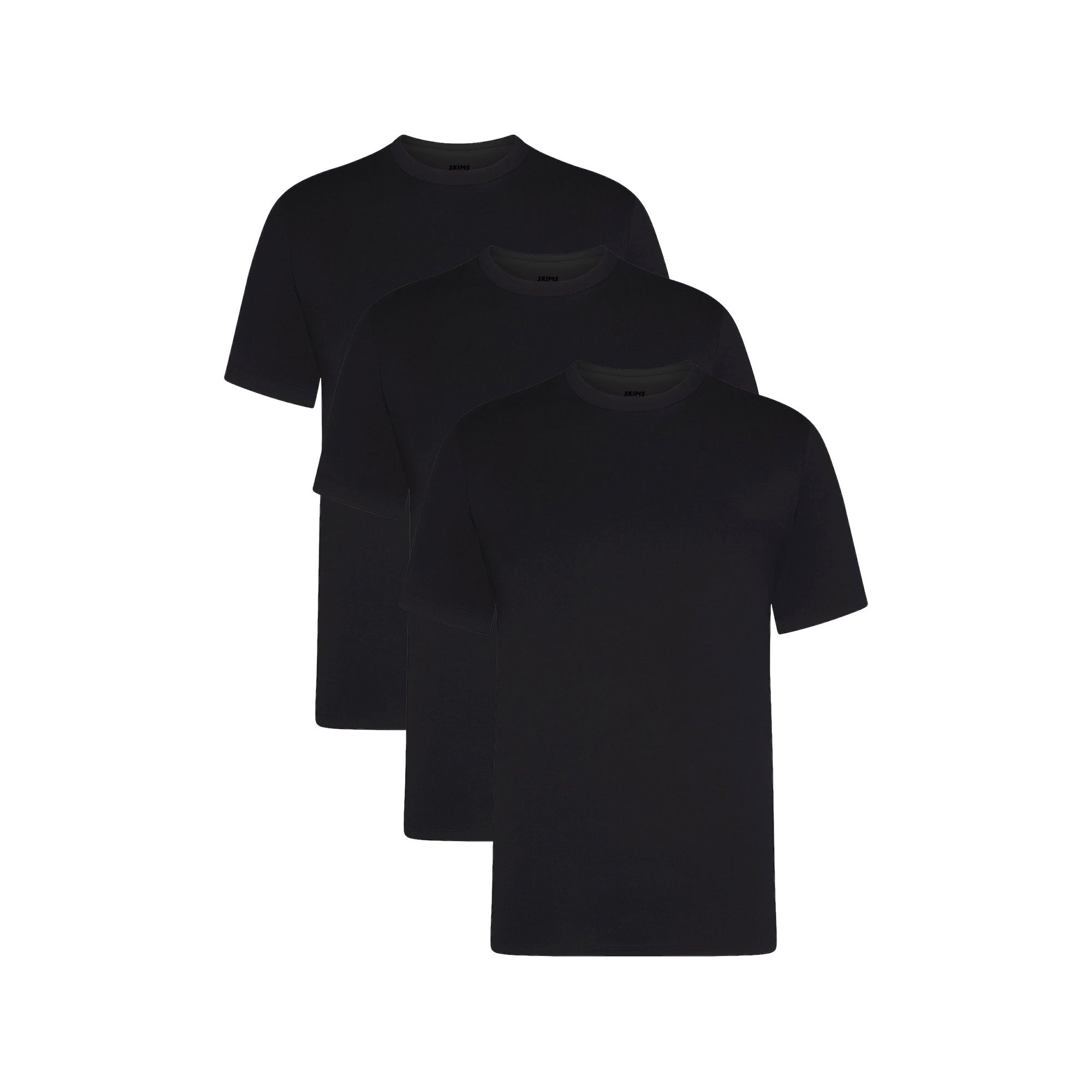 SKIMS BASICS MENS LIGHTWEIGHT T-SHIRT 3-PACK | OBSIDIAN - Sneaker Türkiye