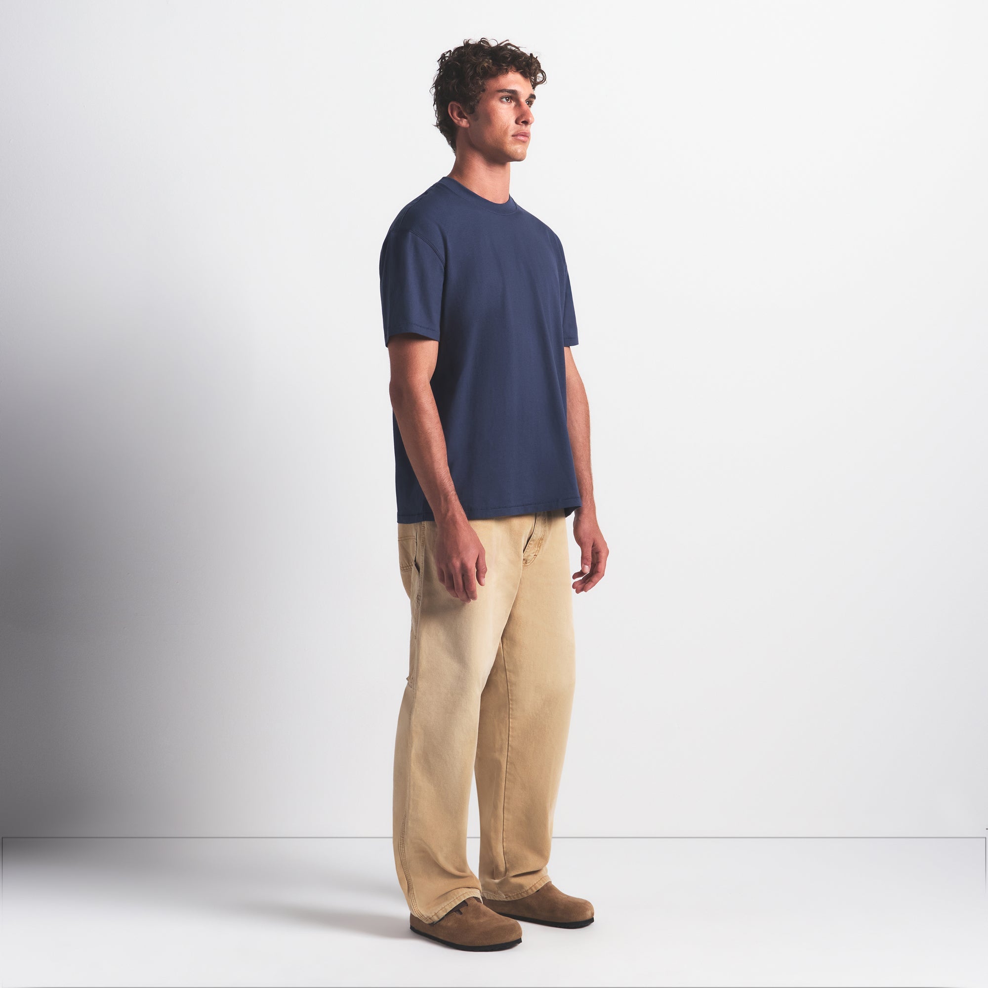 SKIMS HEAVYWEIGHT COTTON MENS RELAXED T-SHIRT | DAMSON - Sneaker Türkiye