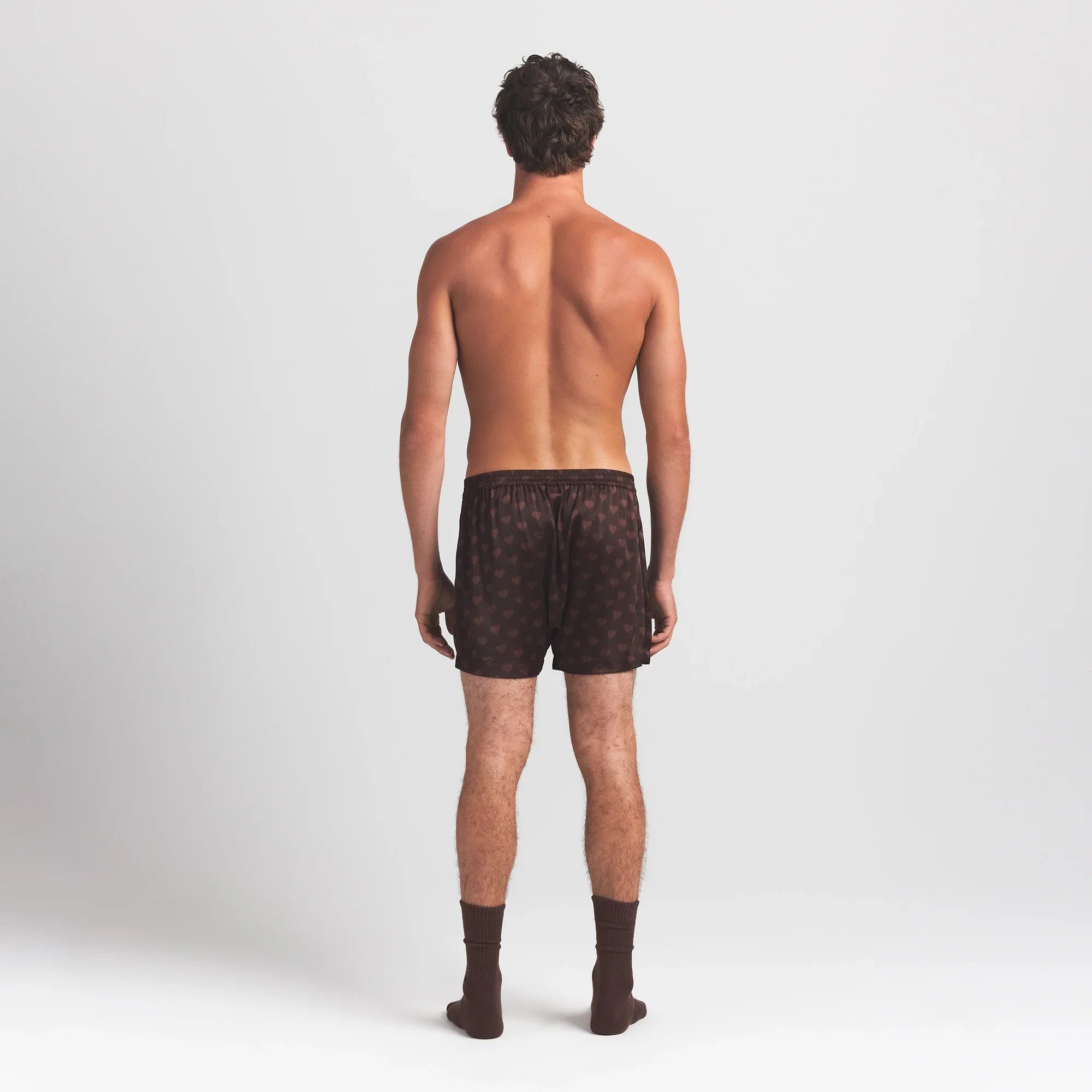 SKIMS SATEEN SLEEP MENS 3″ BOXER SHORT | COCOA HEART HALFDROP - Sneaker Türkiye