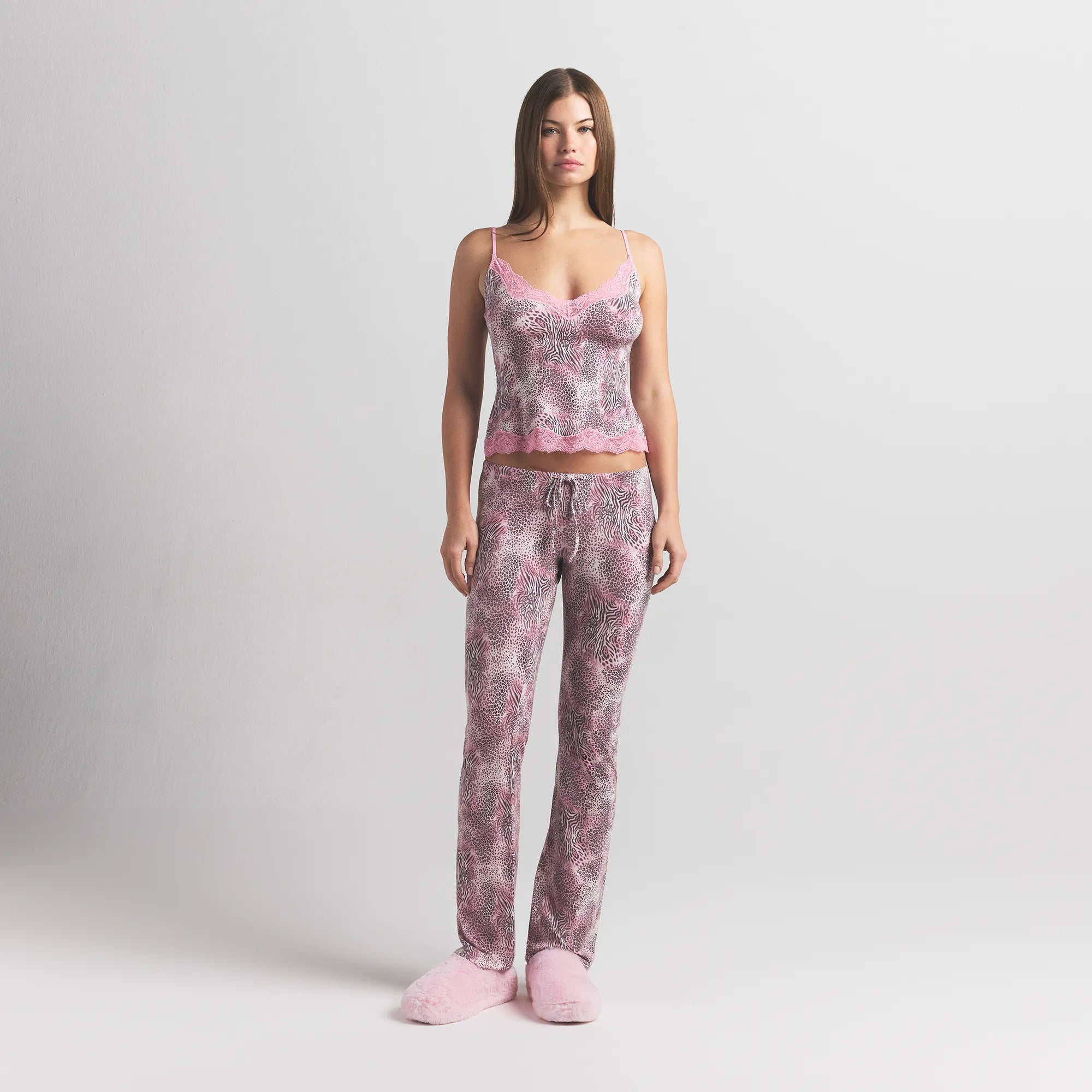 SKIMS SLEEP LACE CAMI AND PANT SET | BLOOM MINI MULTI ANIMAL - Sneaker Türkiye
