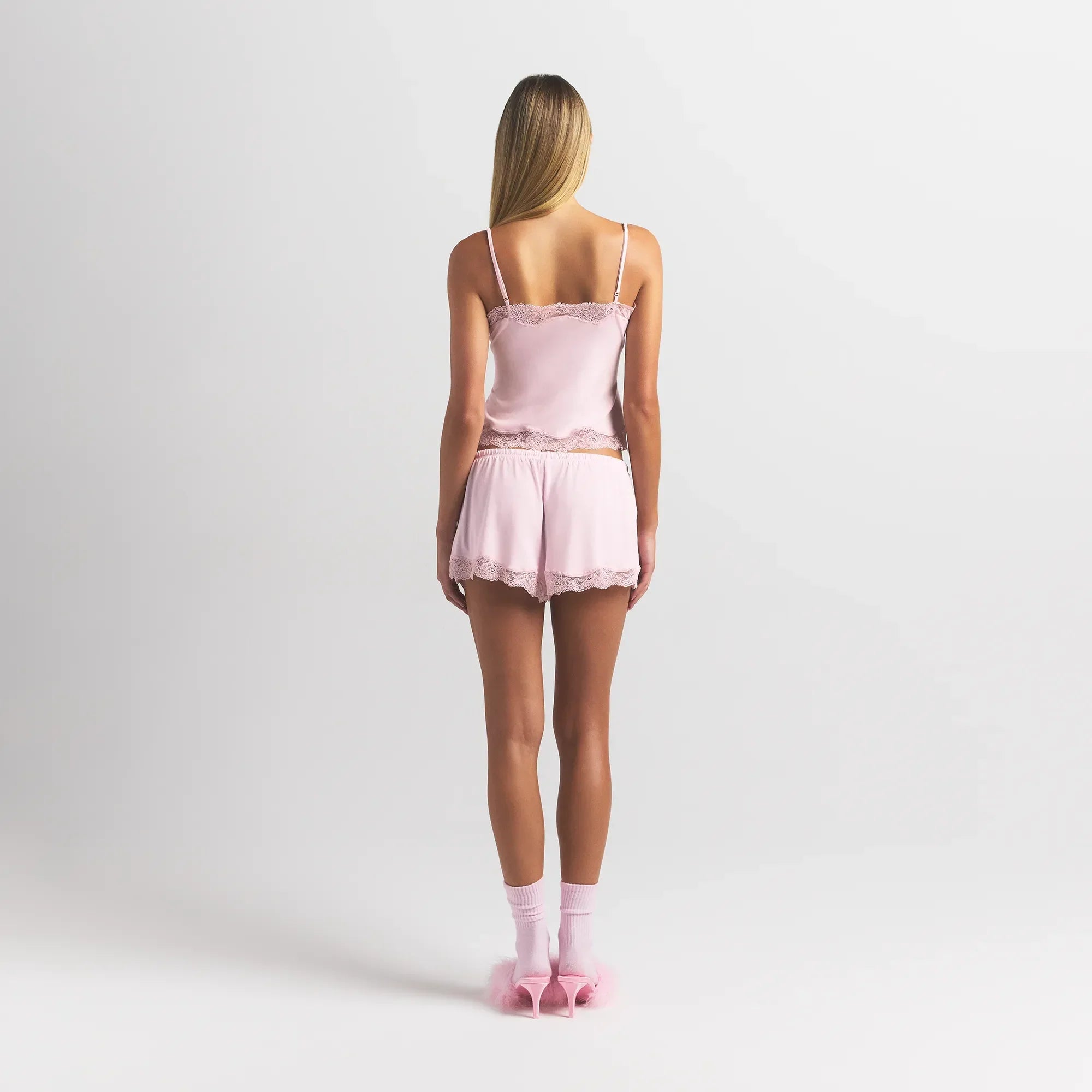 SKIMS SLEEP LACE CAMI AND SHORT SET | BLOOM - Sneaker Türkiye