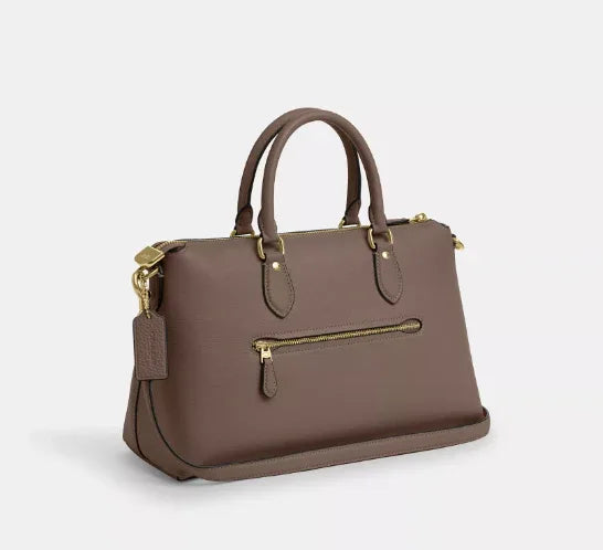 Coach Georgia Satchel Bag – Gold/Dark Stone - Sneaker Türkiye