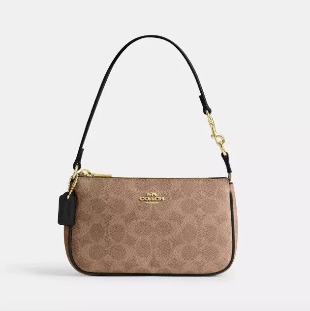 Coach Nolita 19 In Signature – Gold/Tan/Black - Sneaker Türkiye
