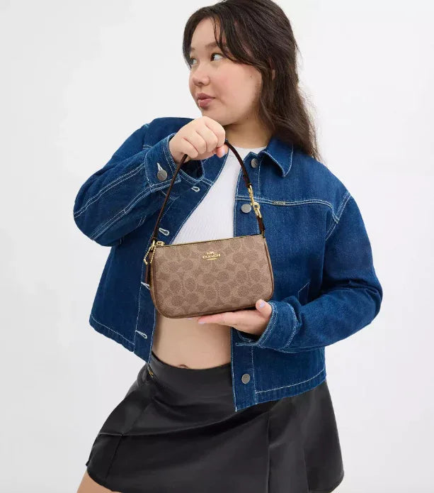 Coach Nolita 19 In Signature – Gold/Tan/Brown - Sneaker Türkiye