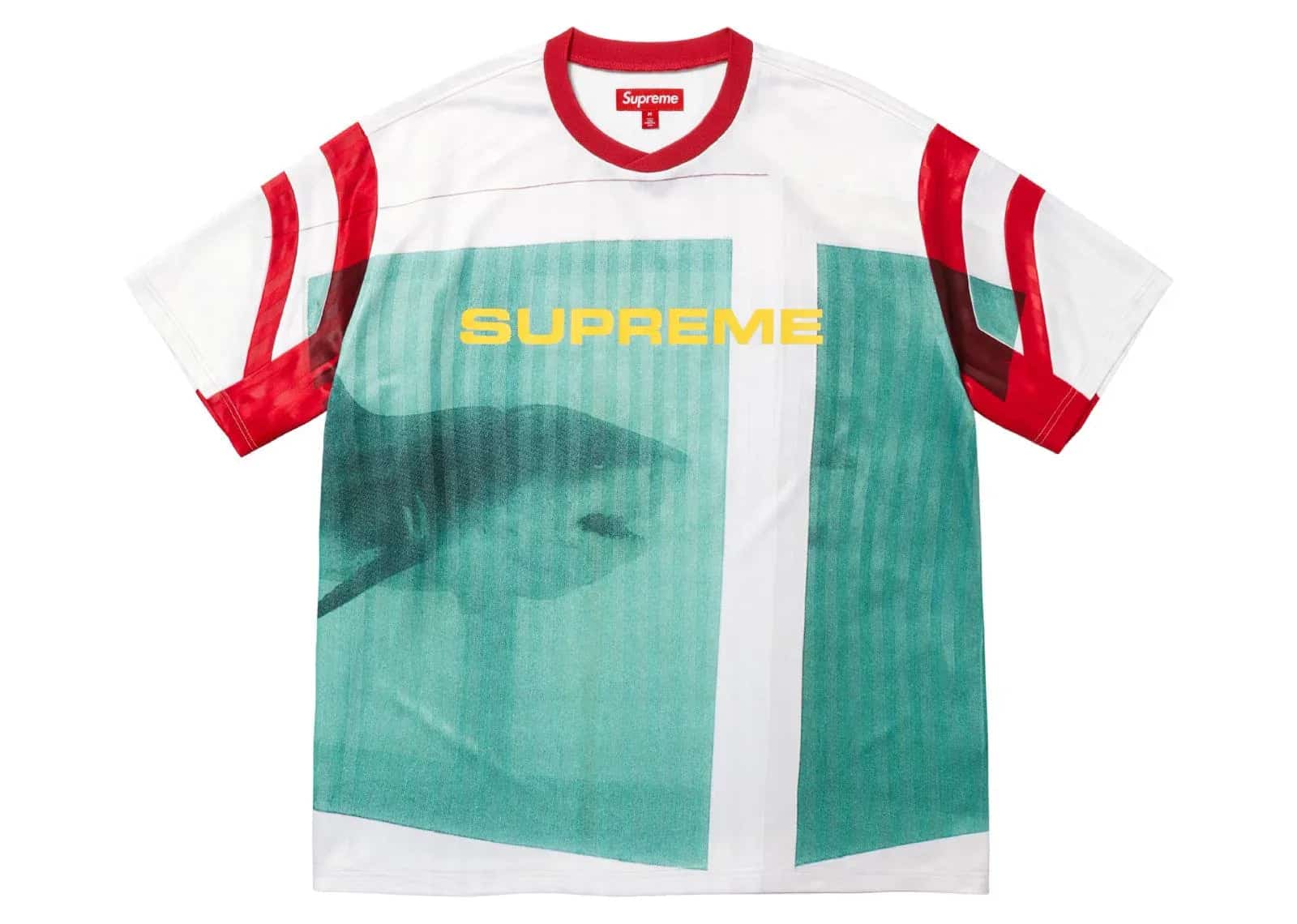 Supreme Damien Hirst Soccer Jersey White - Sneaker Türkiye