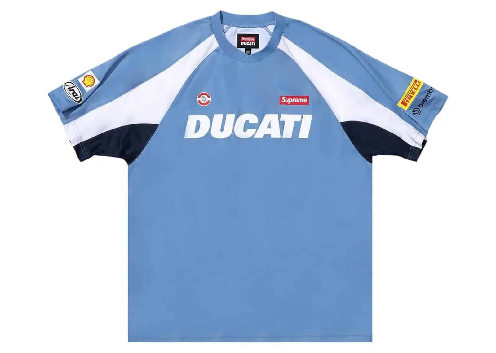 Supreme Ducati Soccer Jersey Blue - Sneaker Türkiye