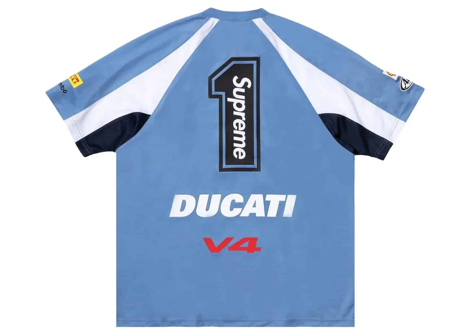 Supreme Ducati Soccer Jersey Blue - Sneaker Türkiye