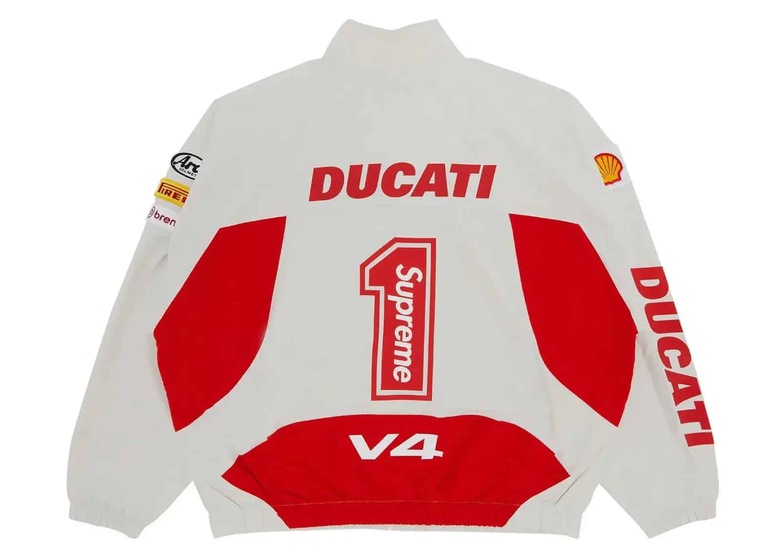 Supreme Ducati Track Jacket Light Grey - Sneaker Türkiye