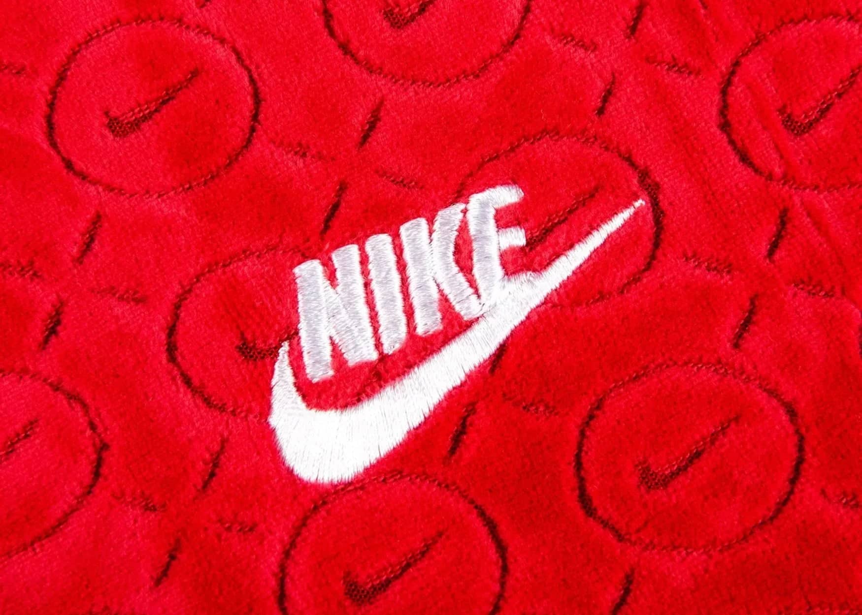 Supreme Nike Velour Track Jacket Red - Sneaker Türkiye
