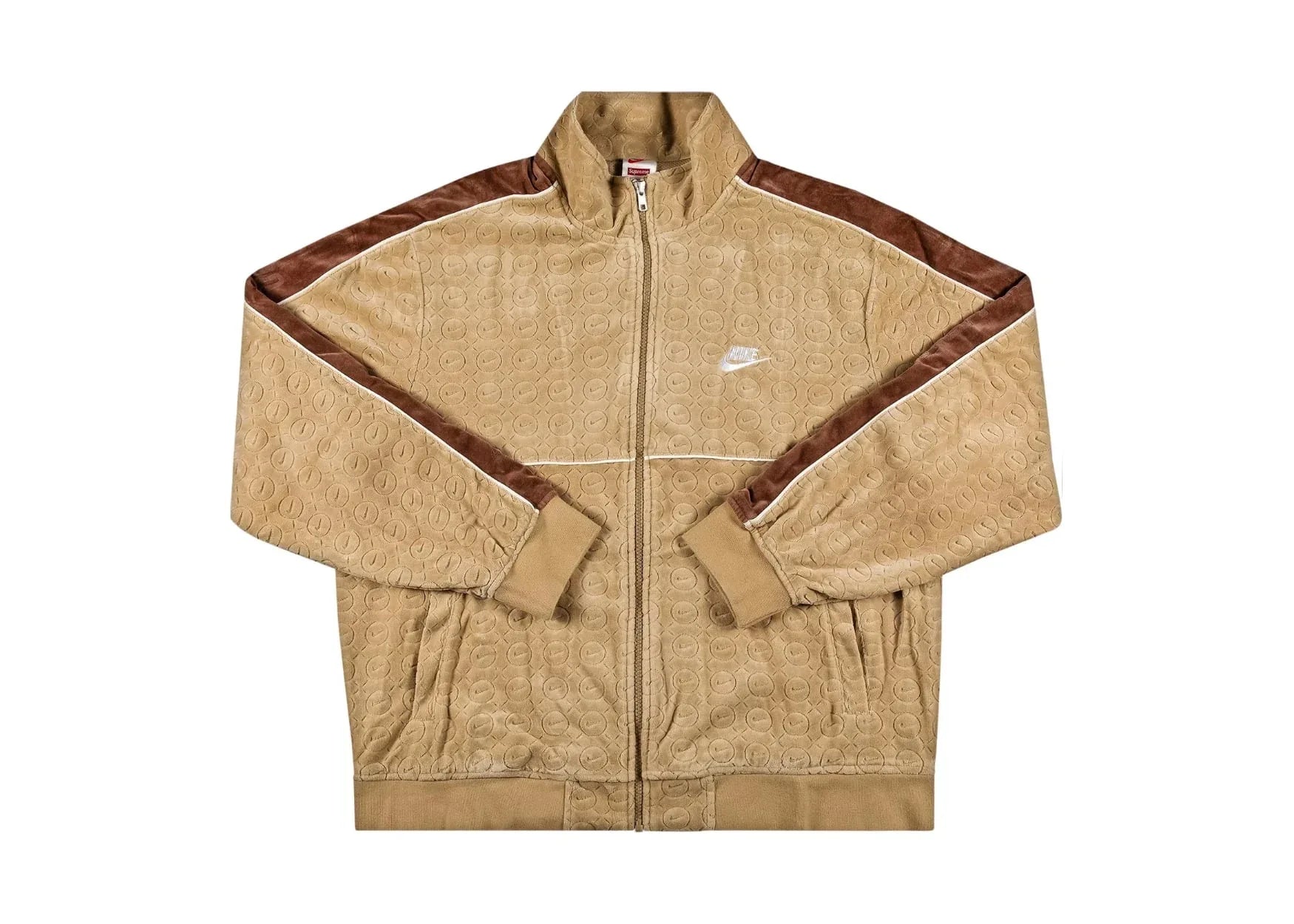 Supreme Nike Velour Track Jacket Tan - Sneaker Türkiye