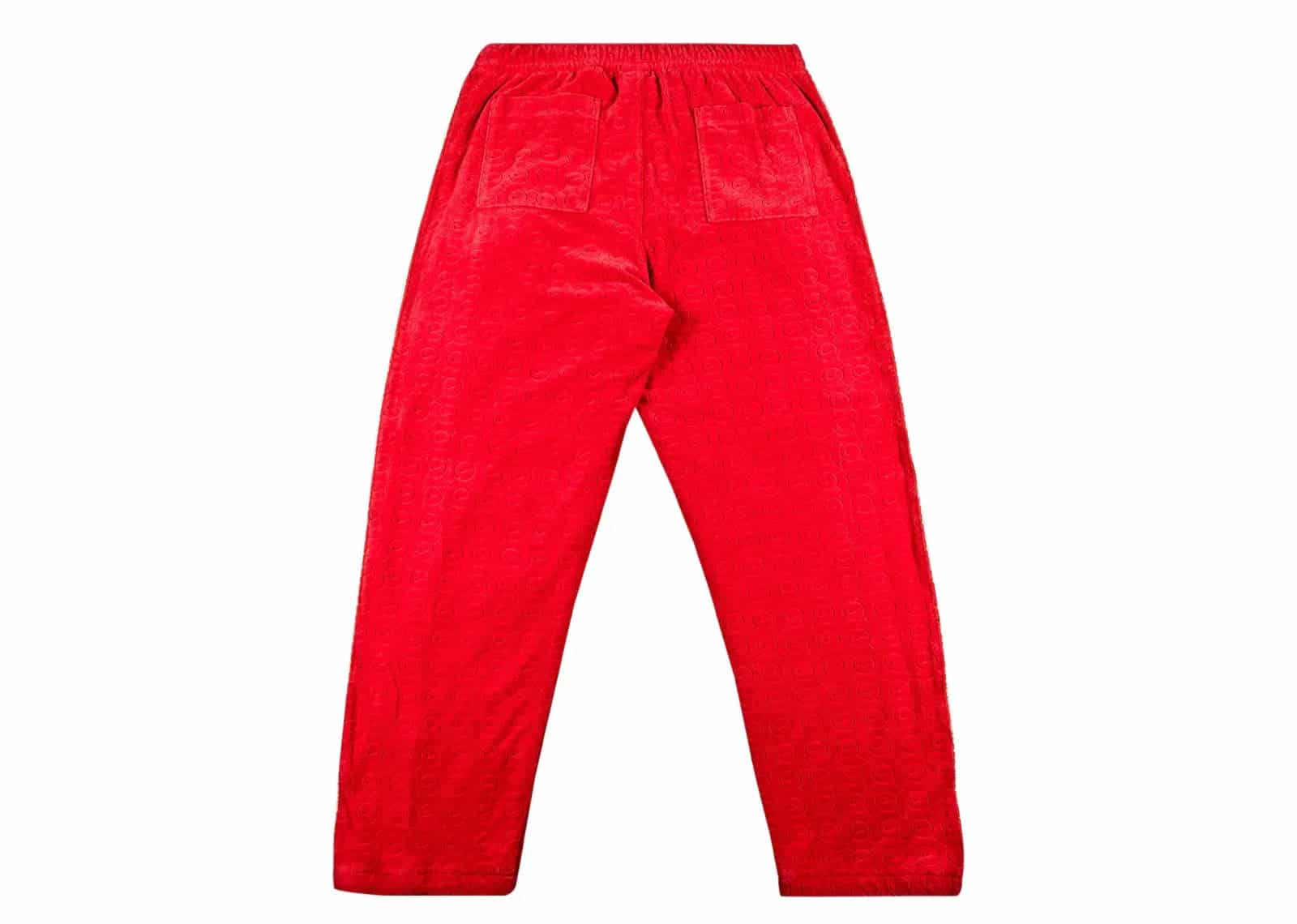Supreme Velour Track Pant Red - Sneaker Türkiye