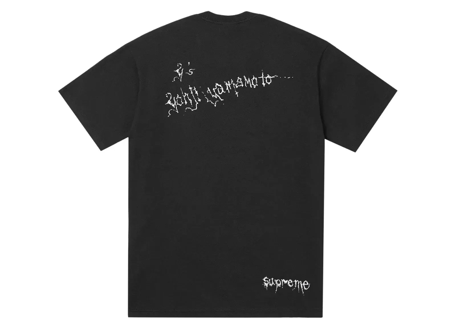 Supreme Ys By Yohji Yamamoto Thinker Tee Black - Sneaker Türkiye