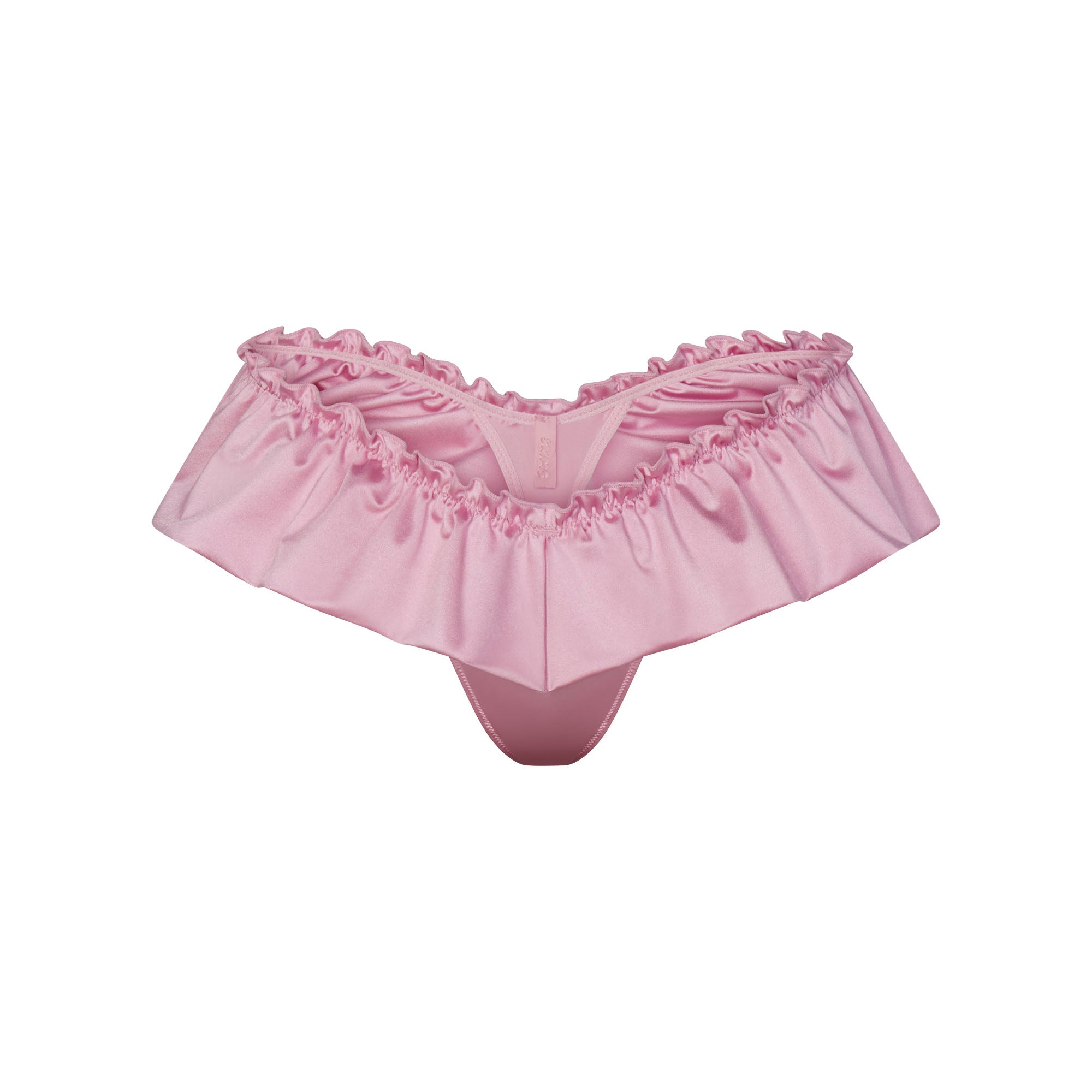 SKIMS STRETCH SATIN FLUTTER DIPPED THONG | HALITE - Sneaker Türkiye