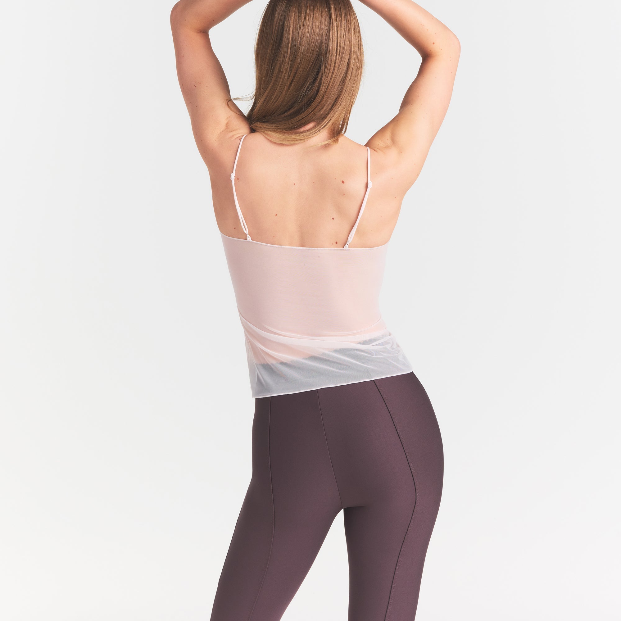 SKIMS ULTRA FINE MESH CAMI | BARELY PINK - Sneaker Türkiye