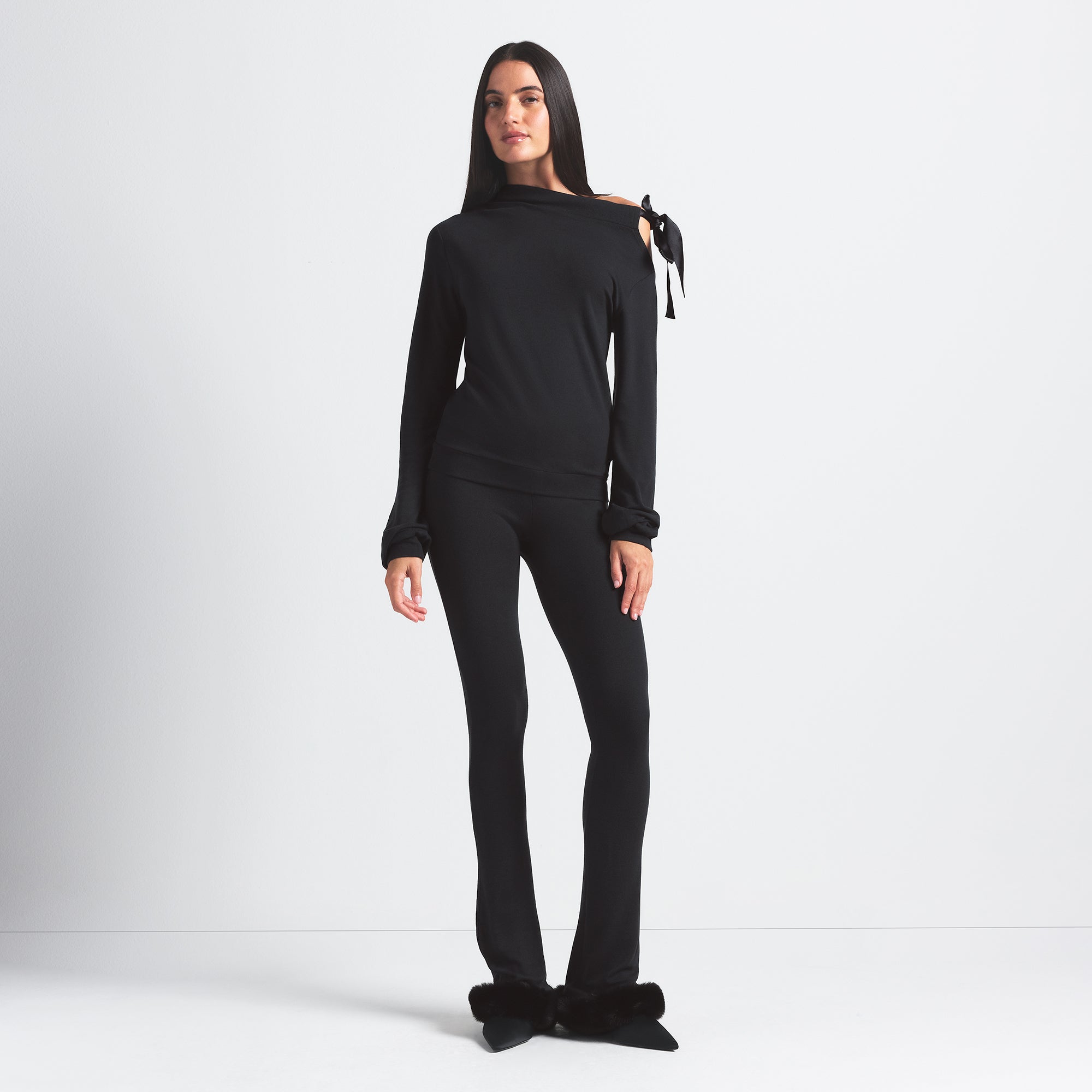 SKIMS CLOUD OFF THE SHOULDER TOP | ONYX - Sneaker Türkiye