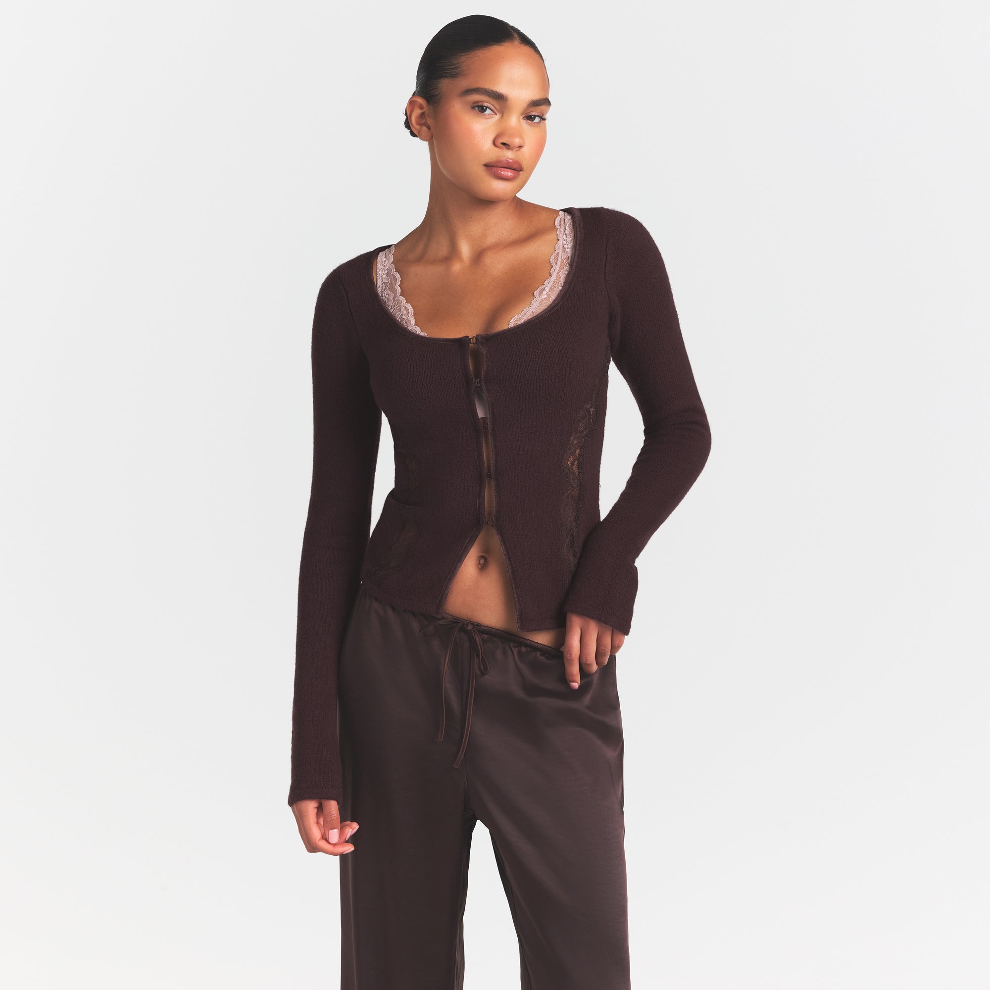 SKIMS LACE KNIT LONG SLEEVE CARDIGAN | PHOENIX - Sneaker Türkiye