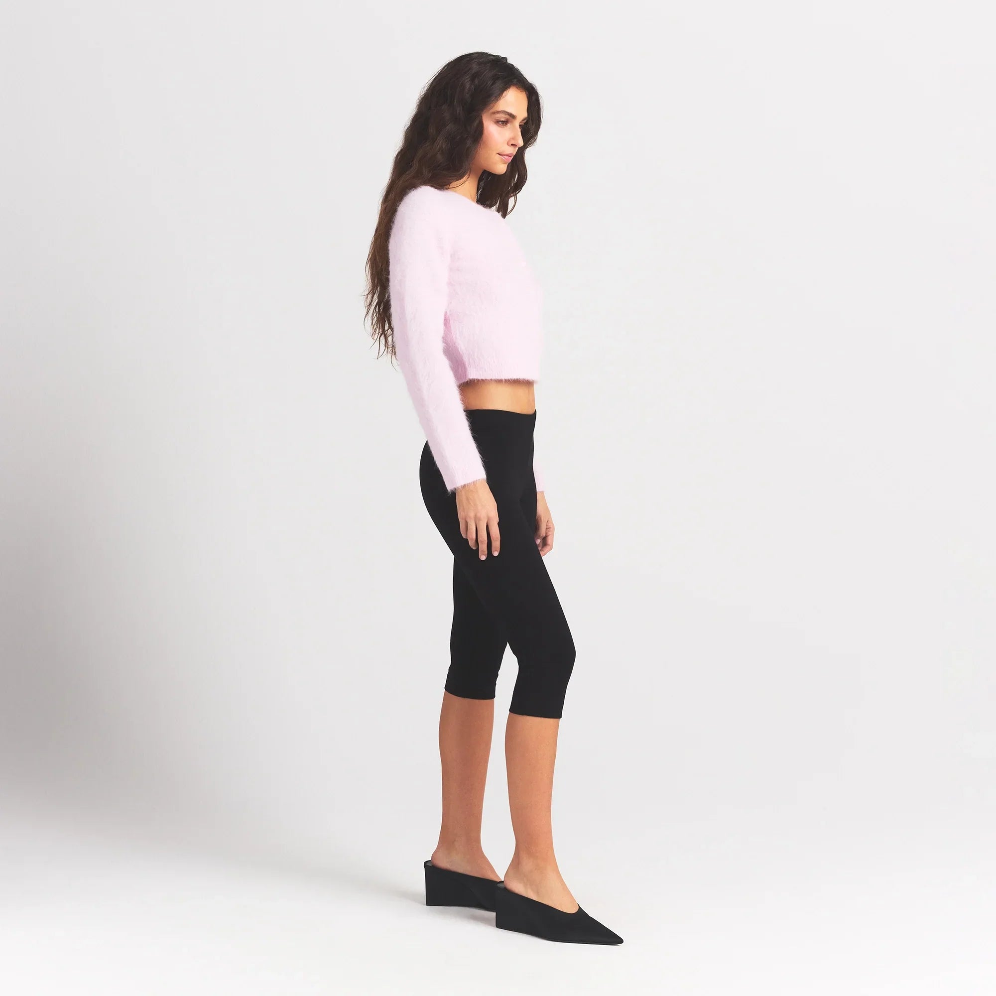 SKIMS BRUSHED ALPACA LONG SLEEVE CARDIGAN | CHERRY BLOSSOM - Sneaker Türkiye