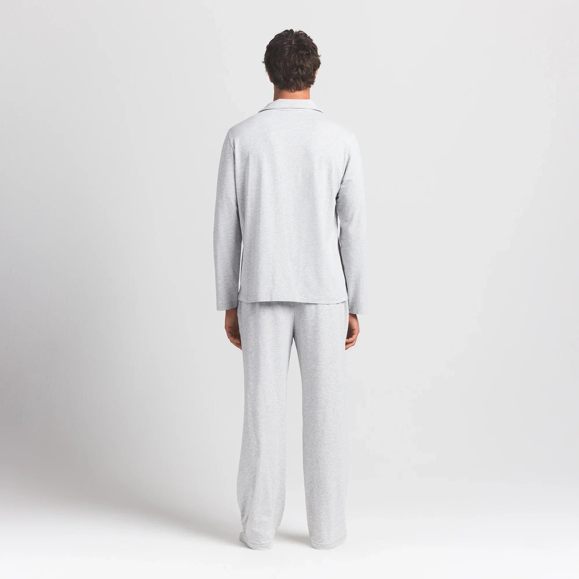 SKIMS JERSEY SLEEP MENS SLEEP SET | LIGHT HEATHER GREY - Sneaker Türkiye