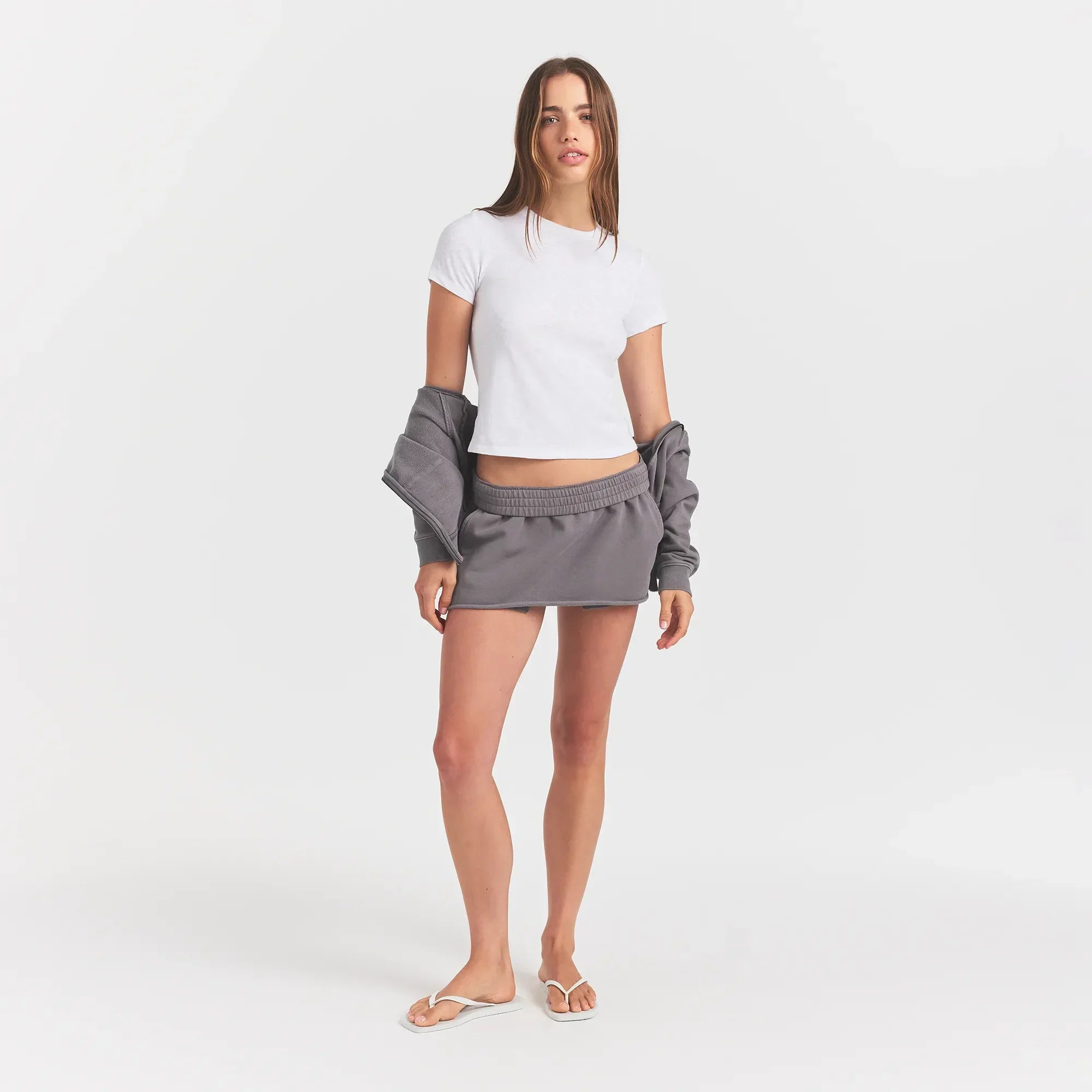 SKIMS WORN IN JERSEY T-SHIRT | SNOW - Sneaker Türkiye