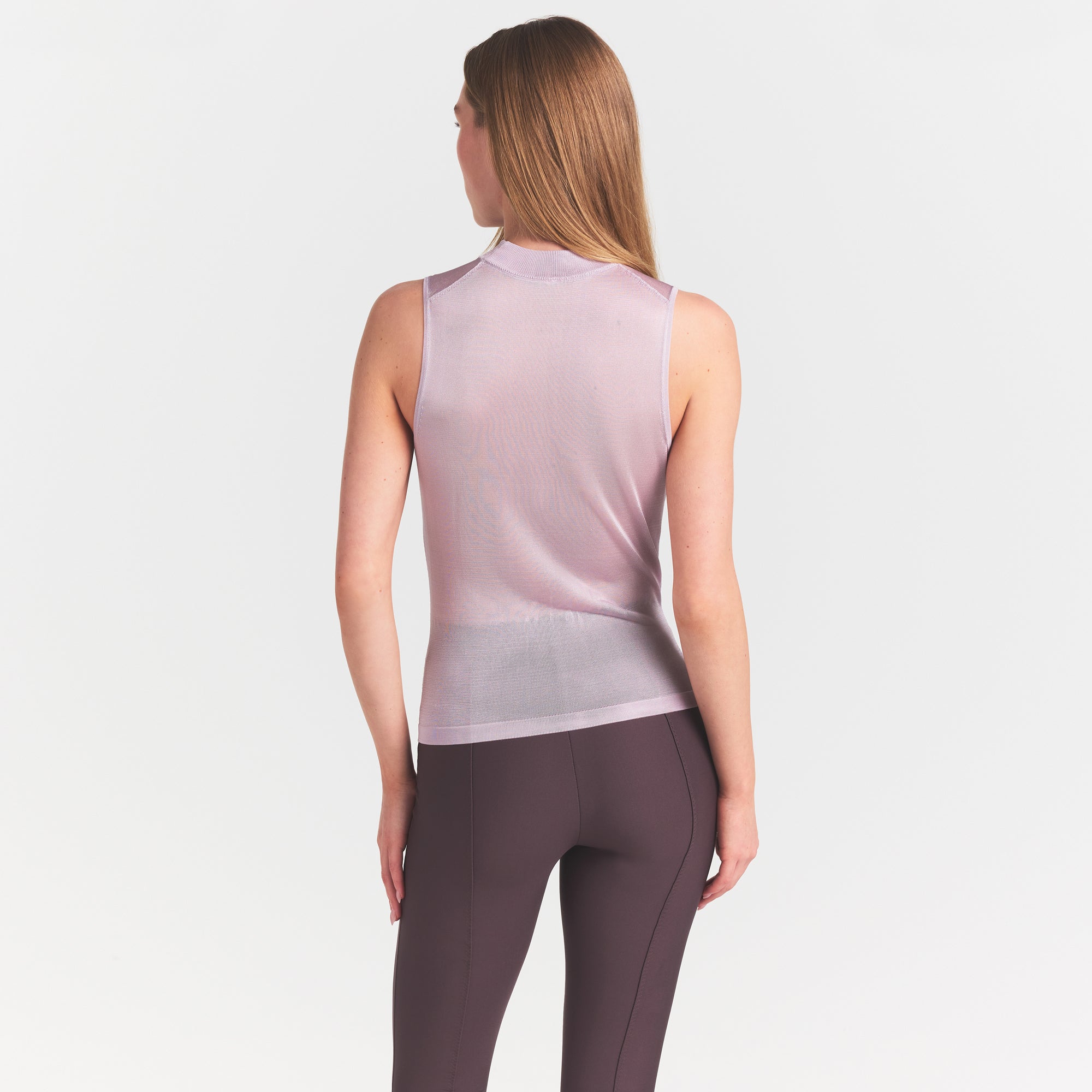 SKIMS SLINKY KNIT MOCK NECK TANK | IRIS MICA - Sneaker Türkiye