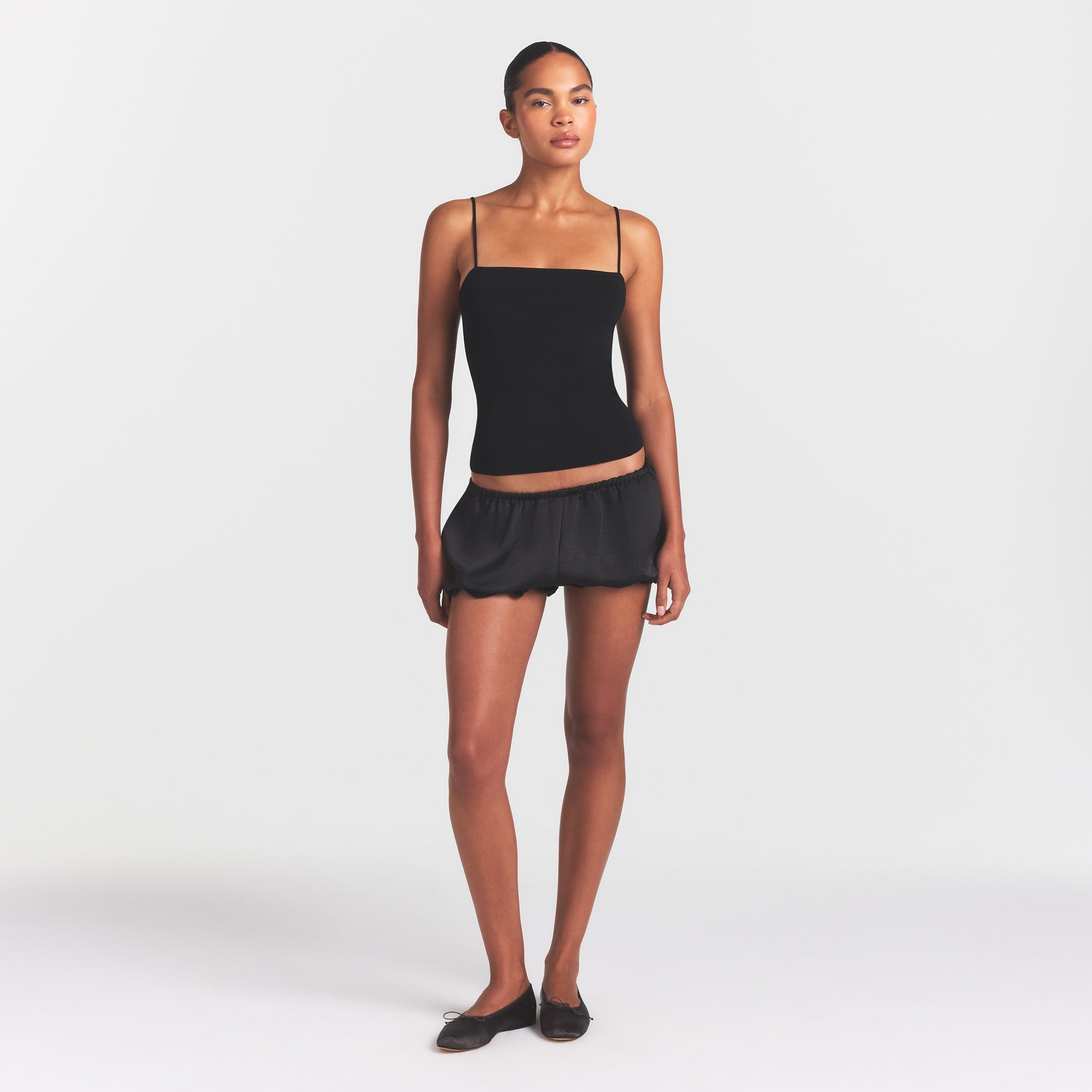 SKIMS REFINED KNIT CAMI | OBSIDIAN - Sneaker Türkiye