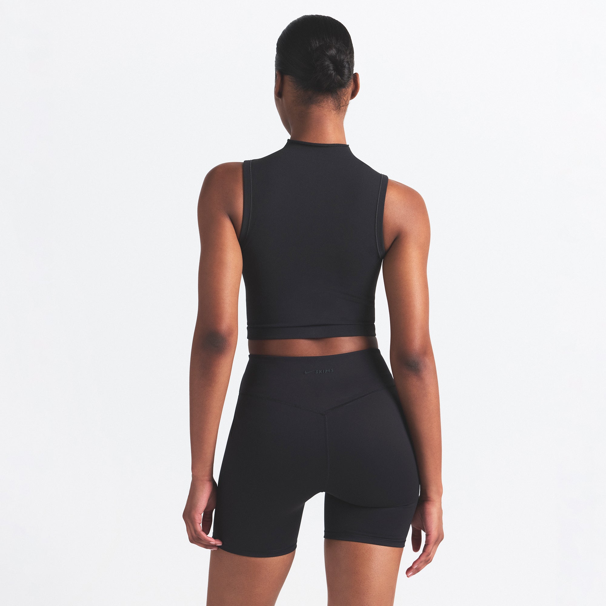 NikeSKIMS VINTAGE SEAMLESS MOCK NECK BRA TOP | OBSIDIAN - Sneaker Türkiye
