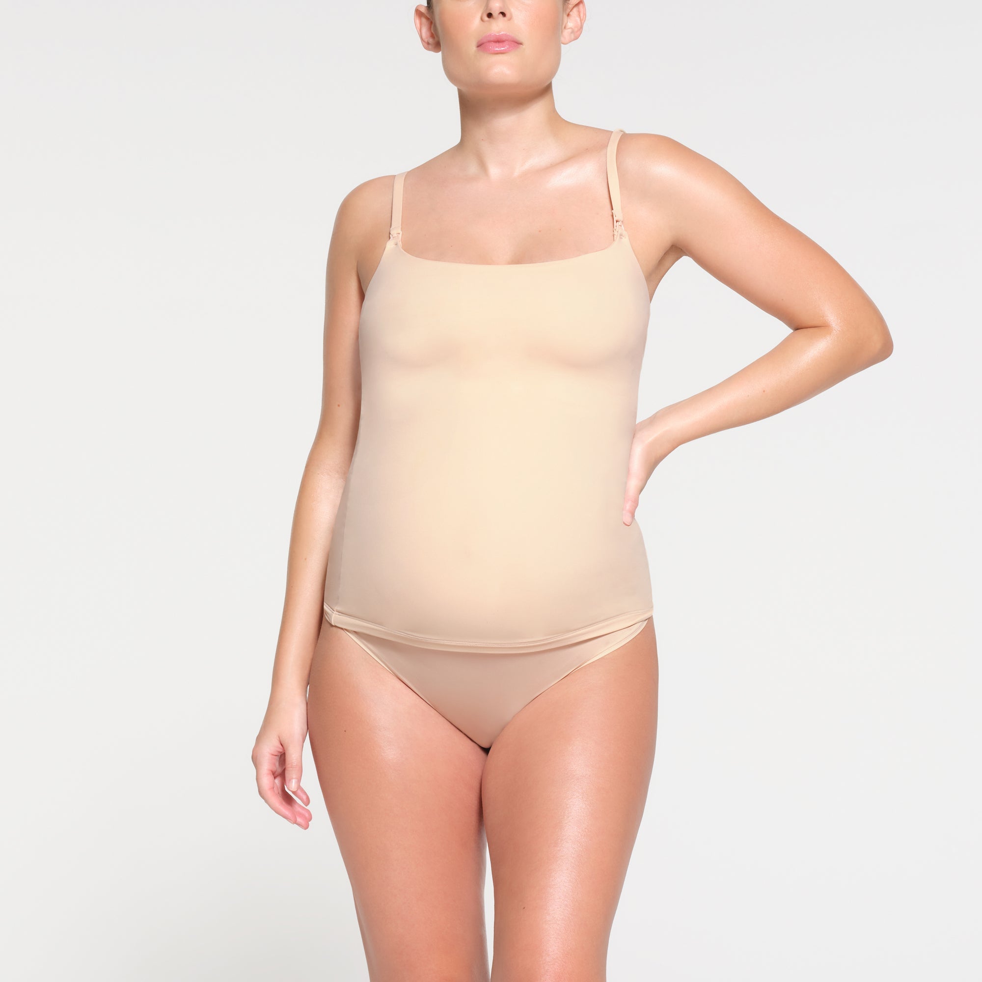 SKIMS FITS EVERYBODY MATERNITY NURSING TANK | SAND - Sneaker Türkiye