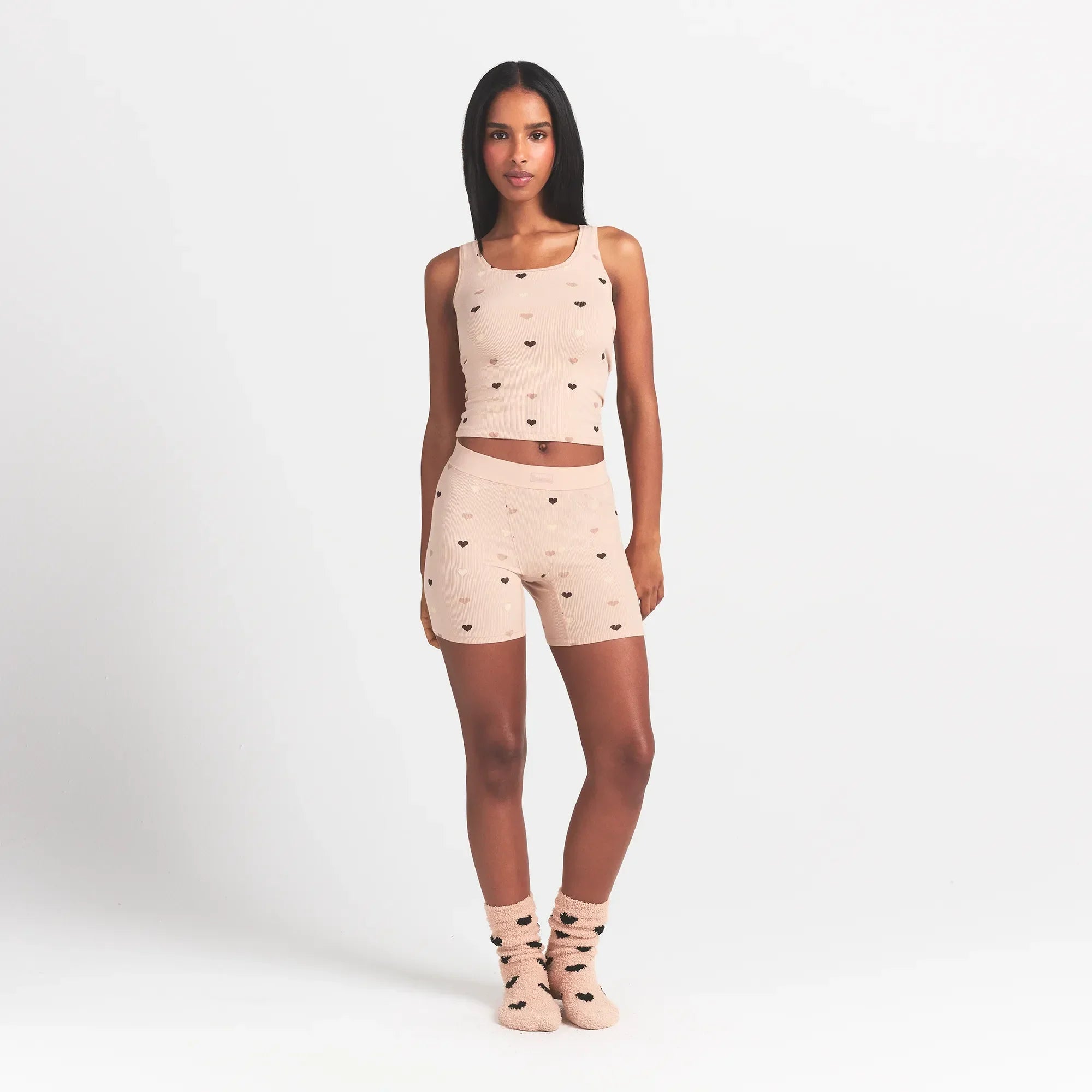 SKIMS SOFT LOUNGE TANK | MICA MINI HEART HALFDROP - Sneaker Türkiye