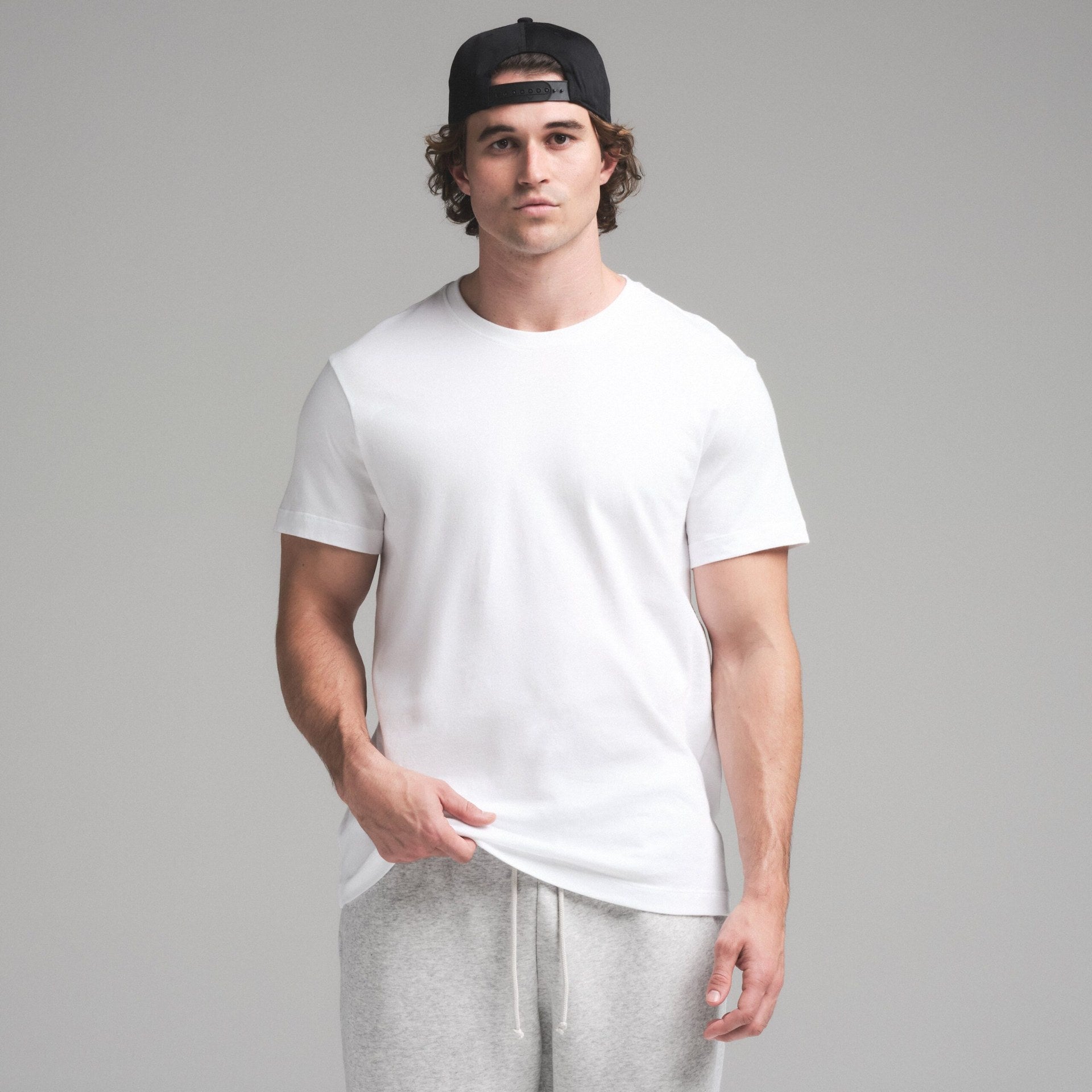 SKIMS COTTON MENS CLASSIC T-SHIRT | CHALK - Sneaker Türkiye