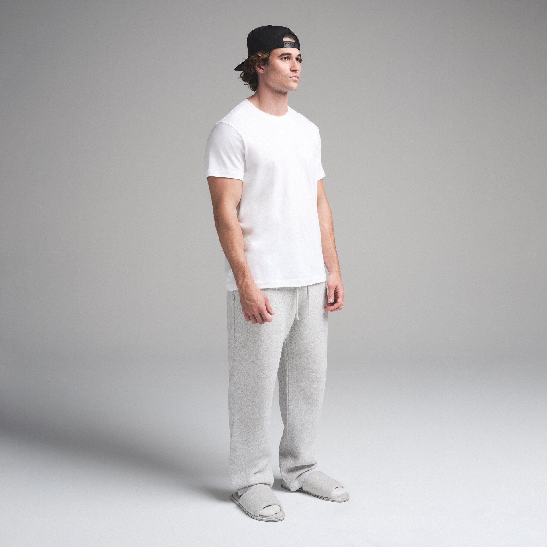 SKIMS COTTON MENS CLASSIC T-SHIRT | CHALK - Sneaker Türkiye
