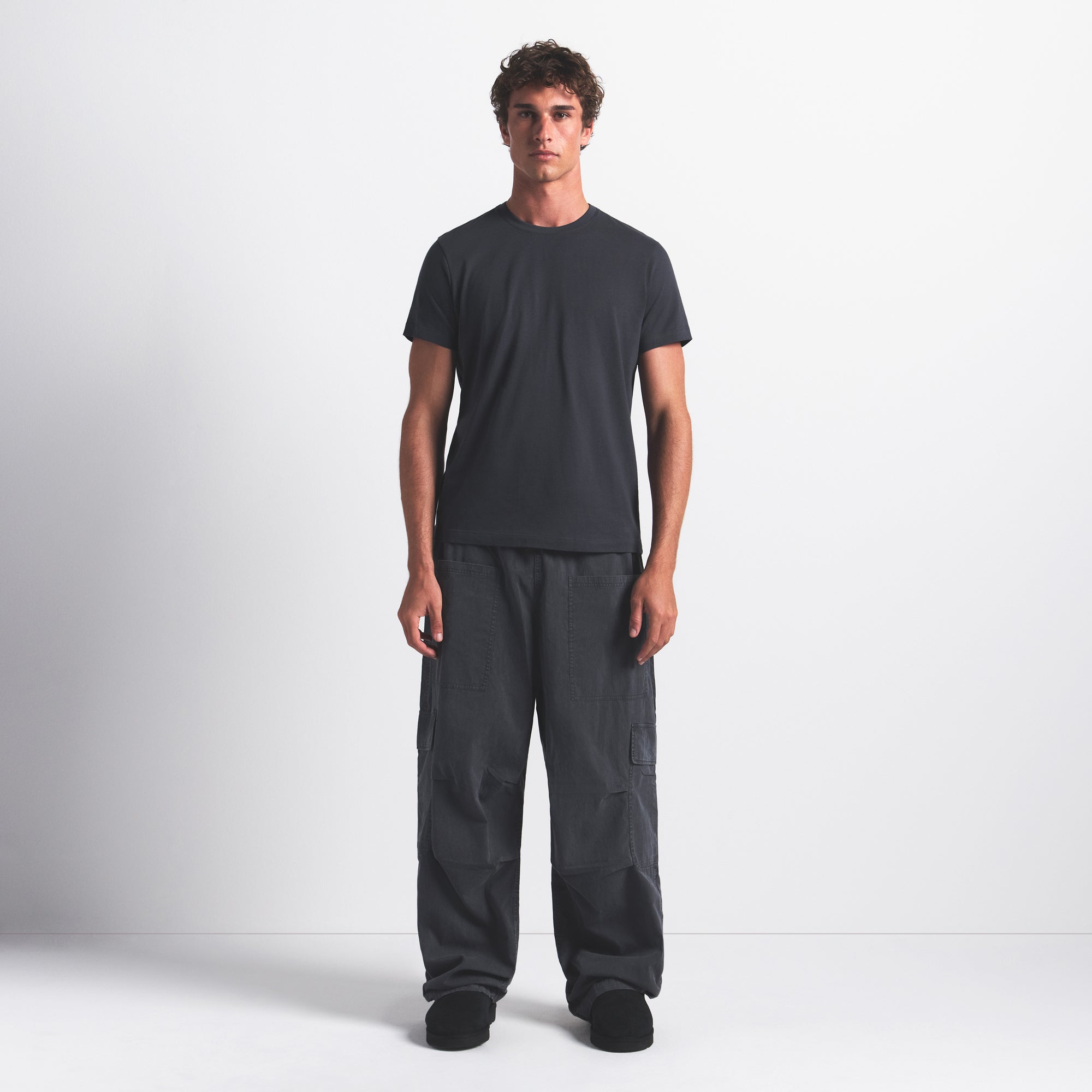 SKIMS COTTON MENS CLASSIC T-SHIRT | GRAPHITE - Sneaker Türkiye