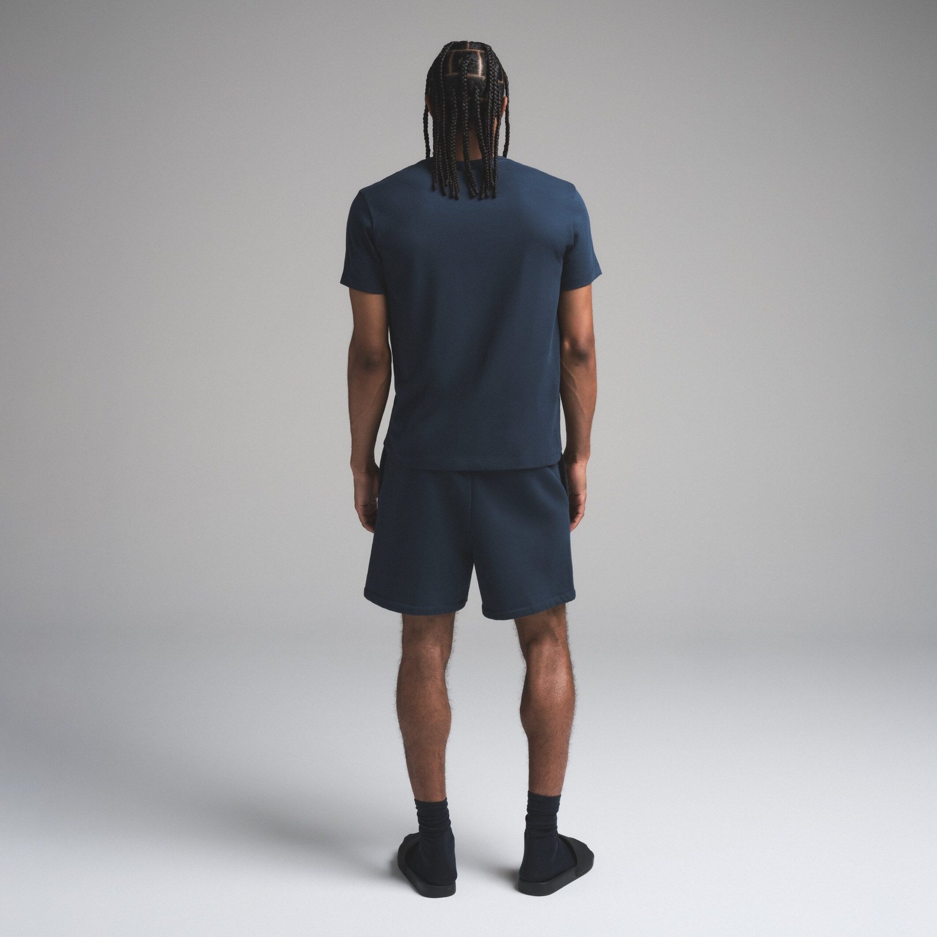 SKIMS COTTON MENS CLASSIC T-SHIRT | NAVY - Sneaker Türkiye