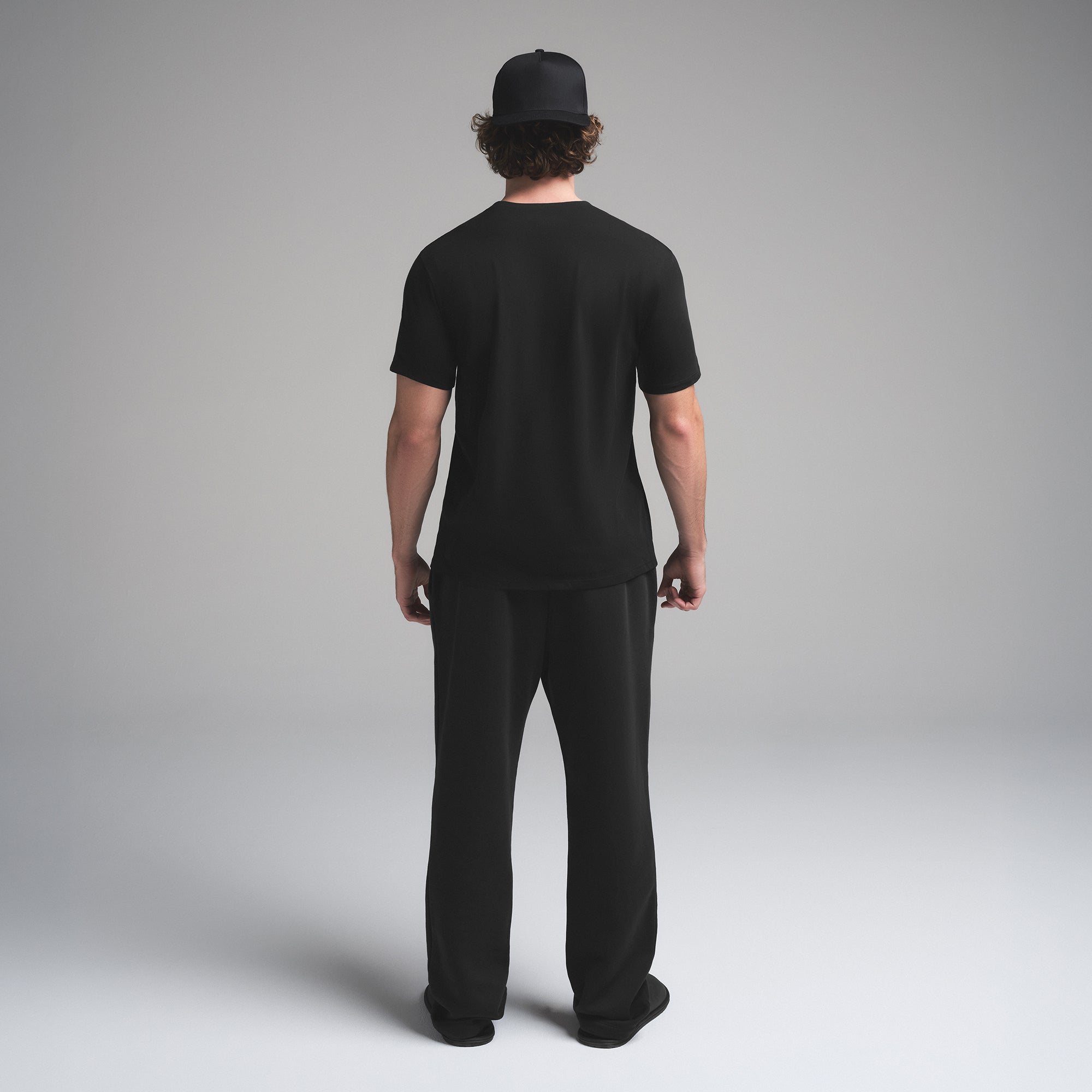 SKIMS COTTON MENS CLASSIC T-SHIRT | ONYX - Sneaker Türkiye