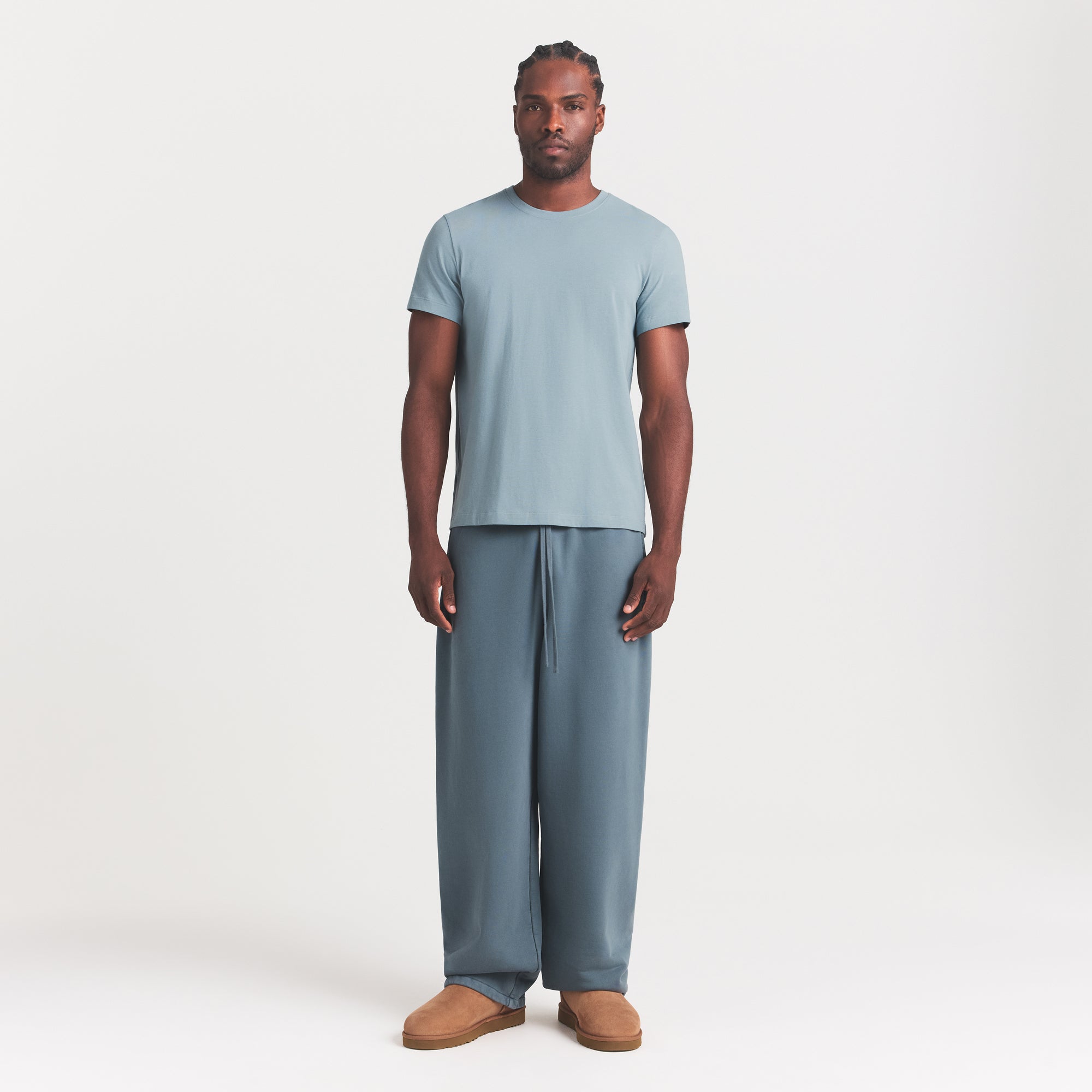 SKIMS COTTON MENS CLASSIC T-SHIRT | SKY - Sneaker Türkiye
