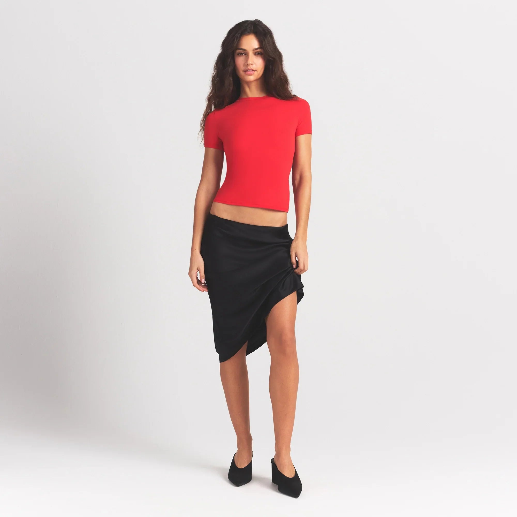 SKIMS FITS EVERYBODY T-SHIRT | CHERRY - Sneaker Türkiye