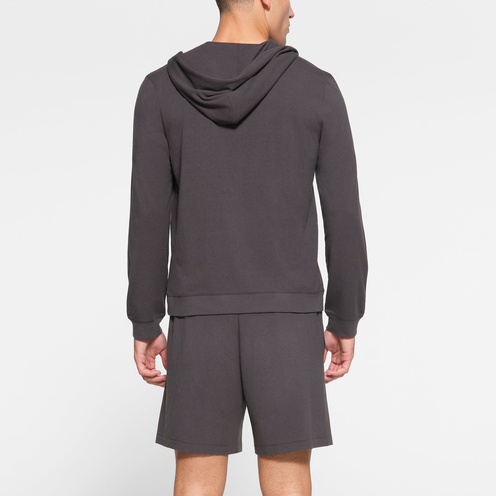 SKIMS JERSEY LOUNGE MENS ZIP UP HOODIE | ASH - Sneaker Türkiye