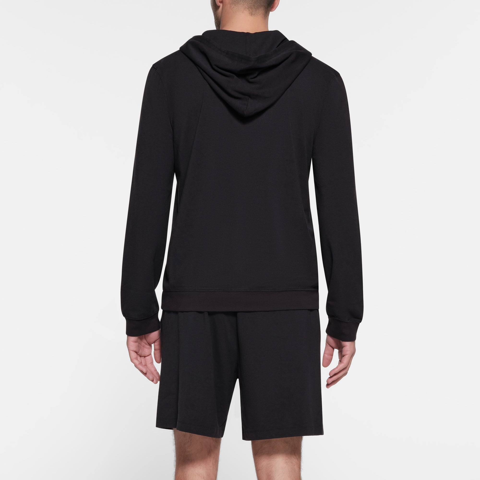 SKIMS JERSEY LOUNGE MENS ZIP UP HOODIE | OBSIDIAN - Sneaker Türkiye