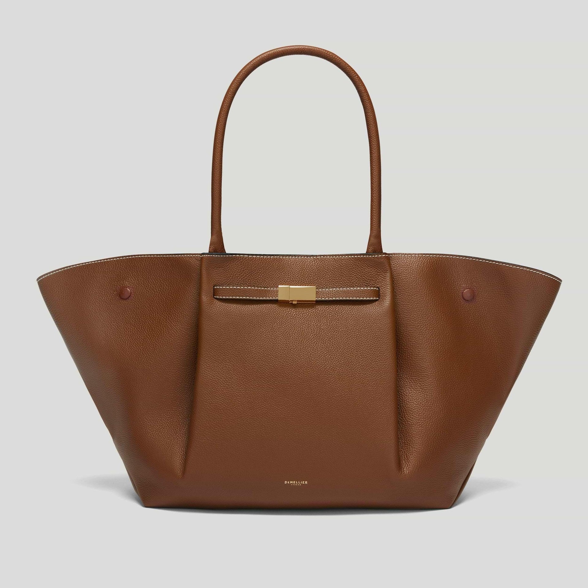 DeMellier The New York-Tan Small Grain Ecru Stitching - Sneaker Türkiye