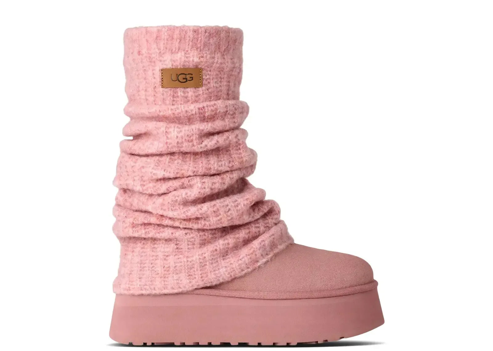 Ugg Classic Mini Dipper Legwarmer Boot Pink Dawn - Sneaker Türkiye