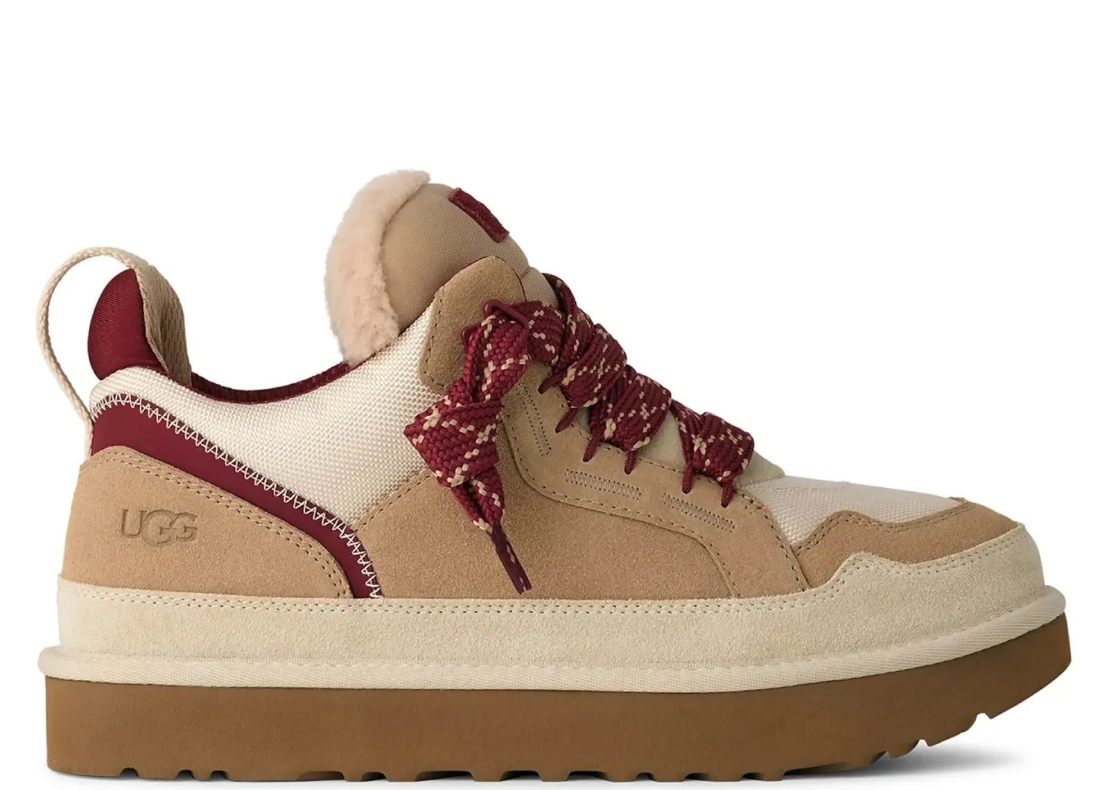Ugg Lowmel Driftwood Biking Red - Sneaker Türkiye