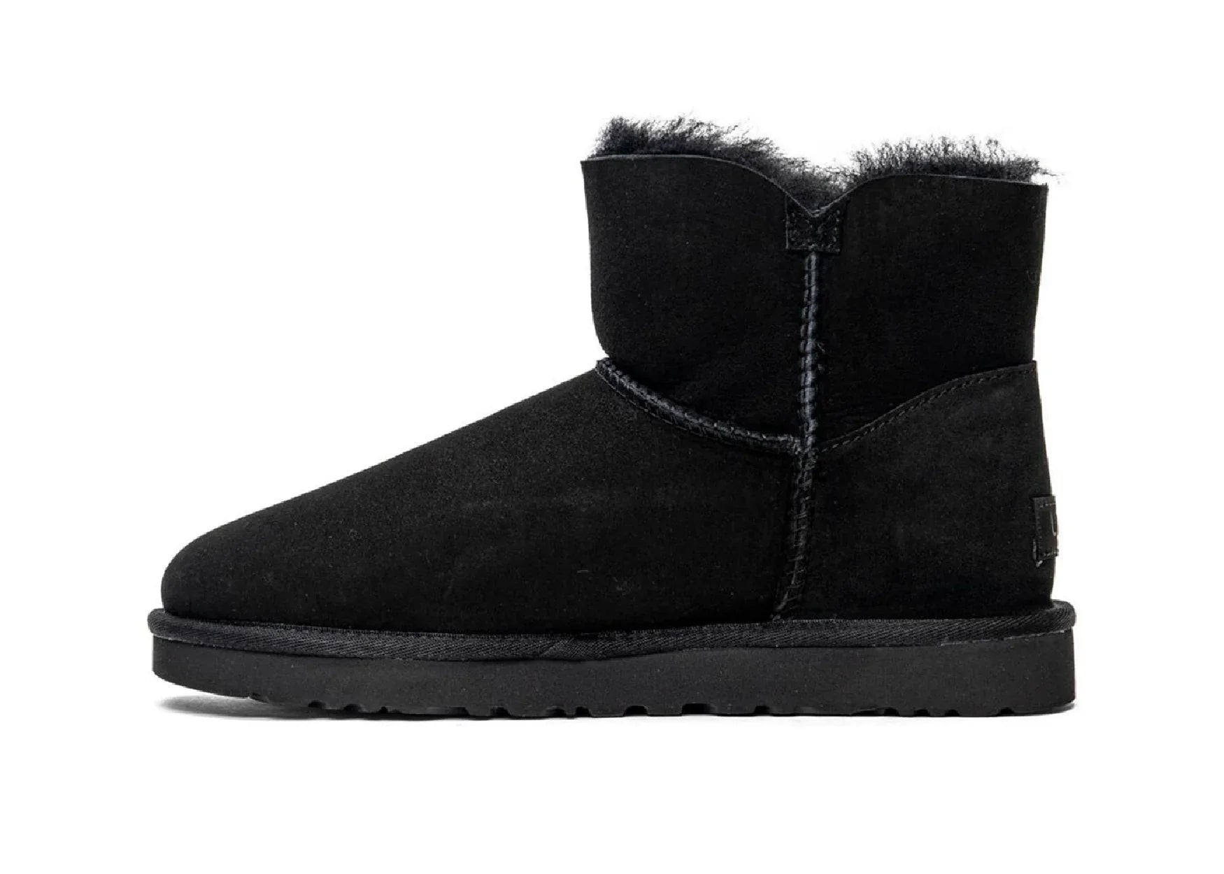 Ugg Mini Bailey Button II Black - Sneaker Türkiye