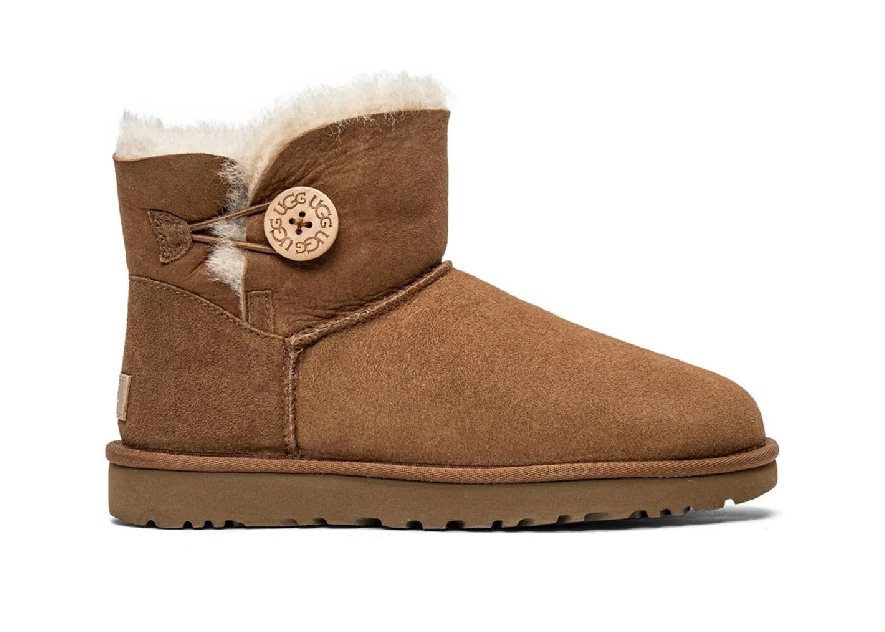 Ugg Mini Bailey Button II Chestnut - Sneaker Türkiye