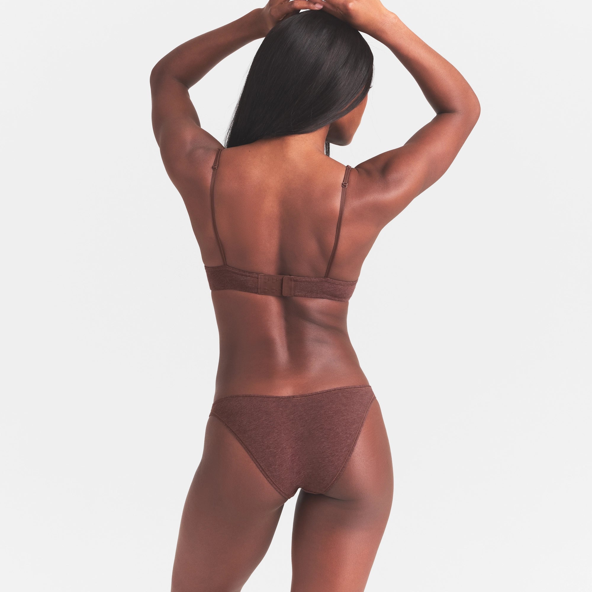 SKIMS EVERYDAY COTTON BIKINI | COCOA HEATHER - Sneaker Türkiye