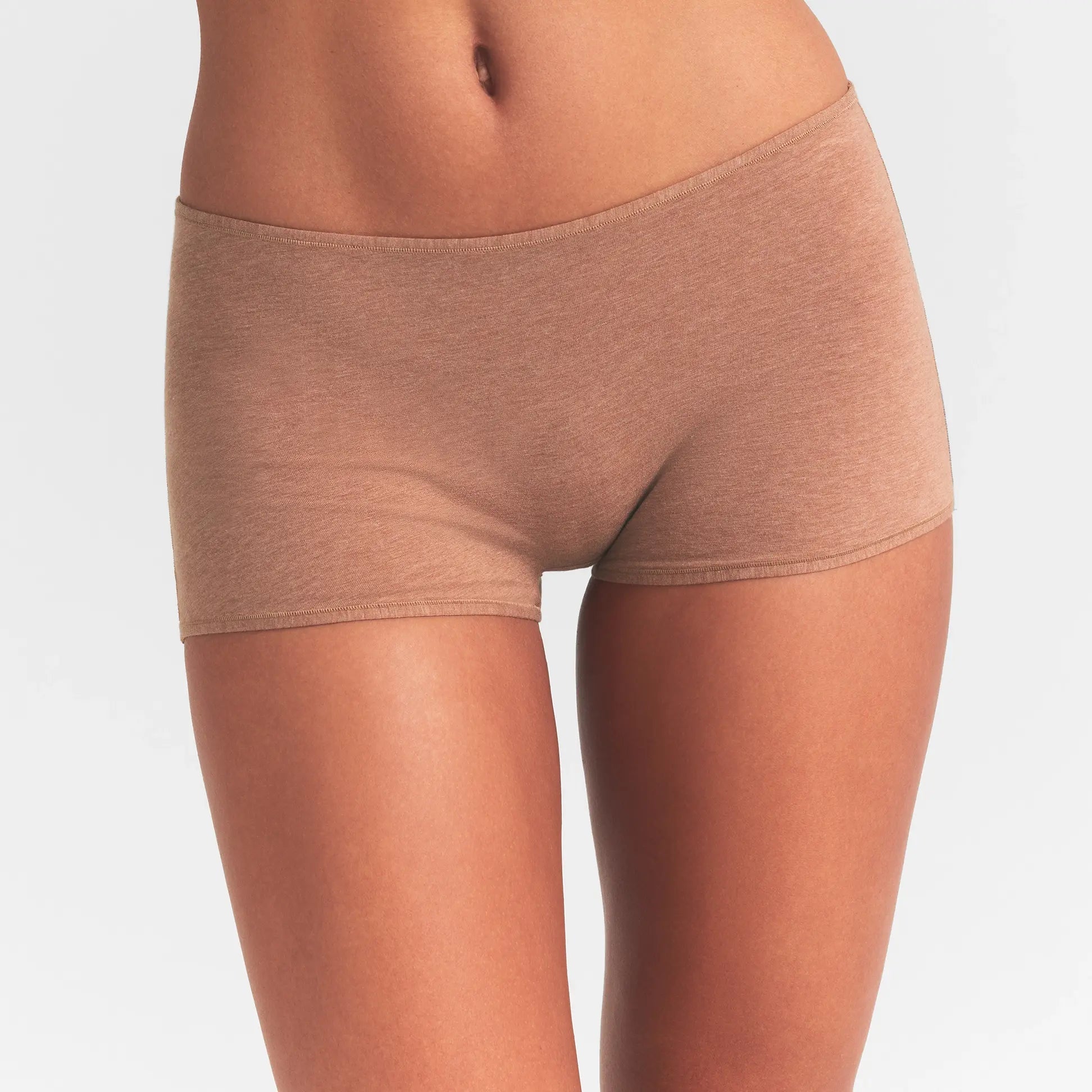 SKIMS EVERYDAY COTTON BOY SHORT | SIENNA HEATHER - Sneaker Türkiye
