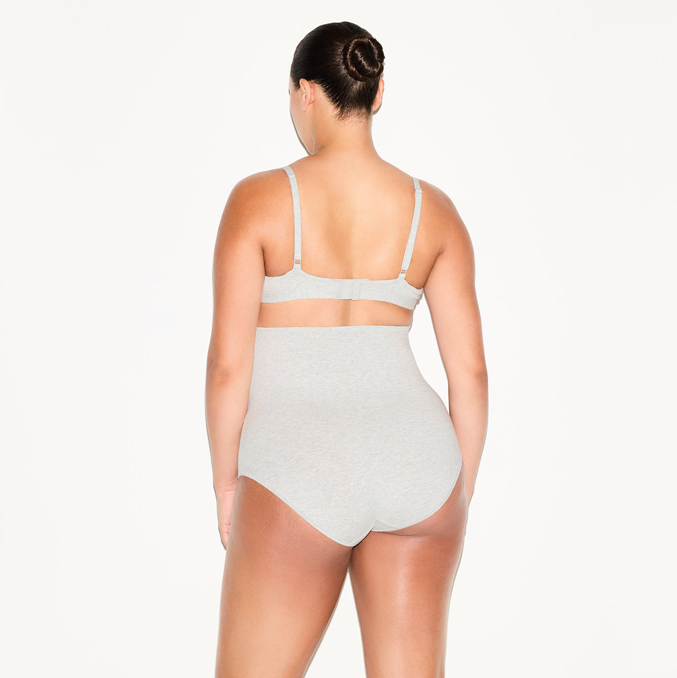 SKIMS COTTON JERSEY MATERNITY HIGH-WAISTED BRIEF 5-PACK | LIGHT HEATHER GREY - Sneaker Türkiye